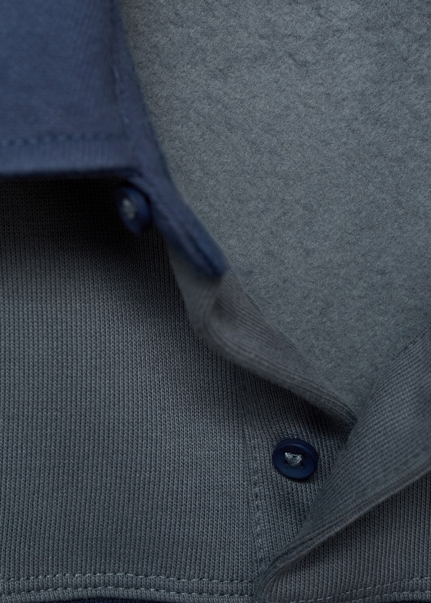 Striped polo sweatshirt - Details of the article 0