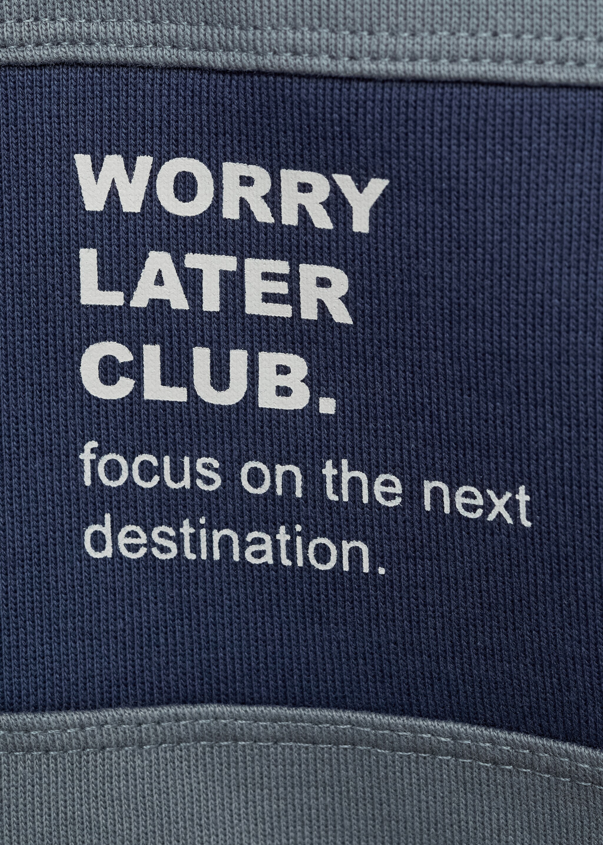 Striped polo sweatshirt - Details of the article 8, Dark Navy. Ref: 87040634-00.