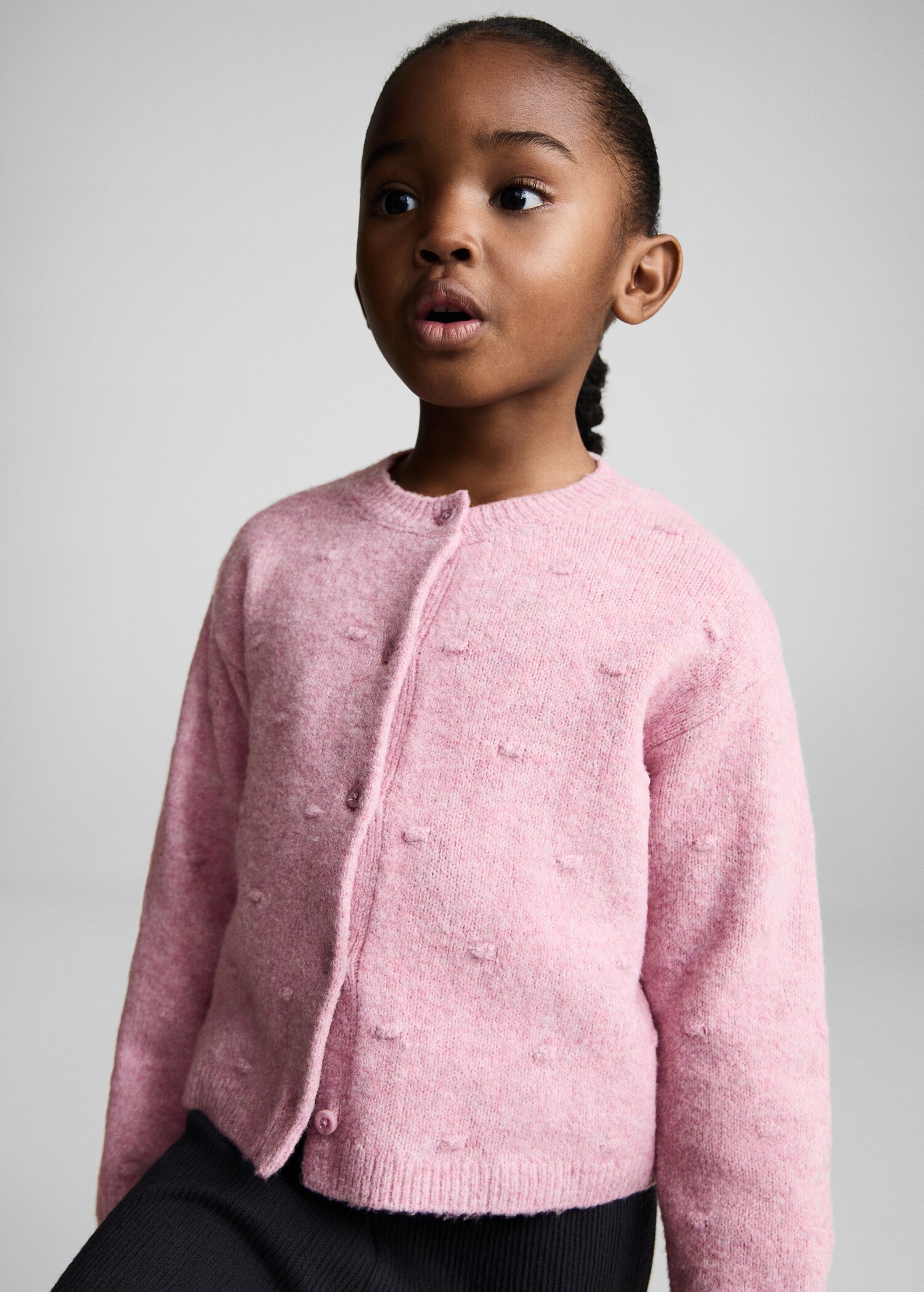 Knitted button cardigan MANGO OUTLET Netherlands