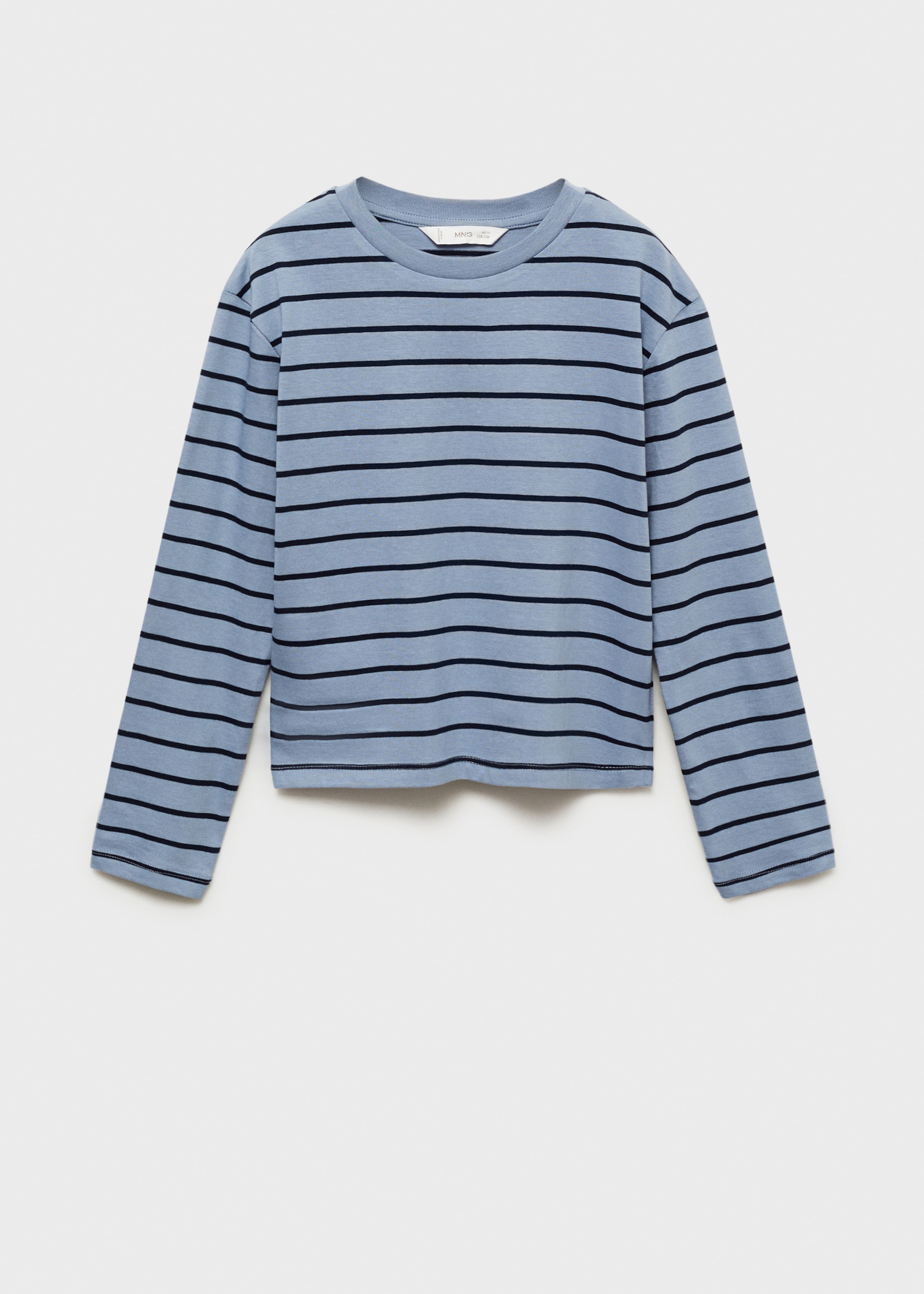 Maglietta cotone righe - Articolo senza modello, Blu. Ref: 87040641-00.