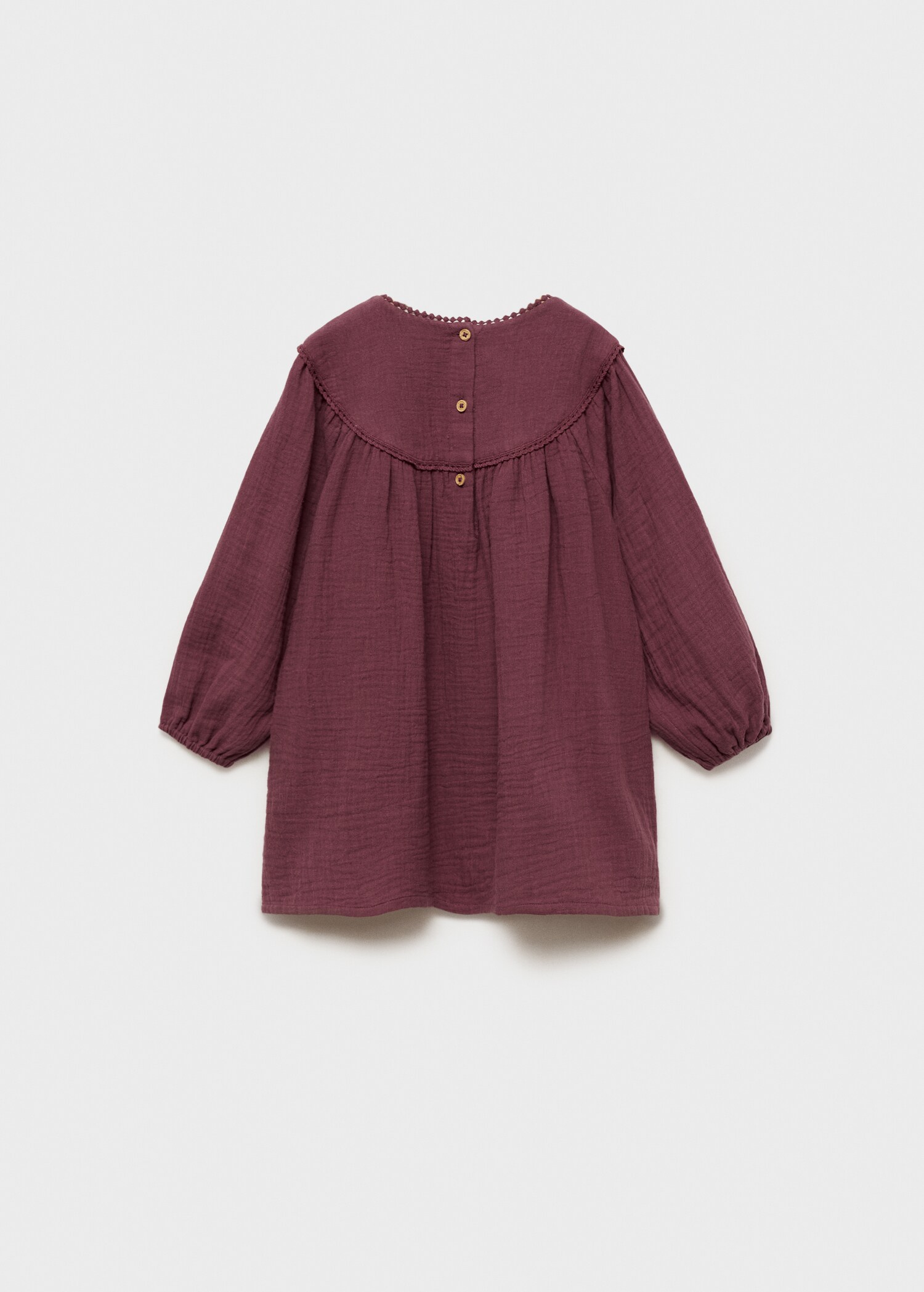 Robe brodée coton - Verso de l’article