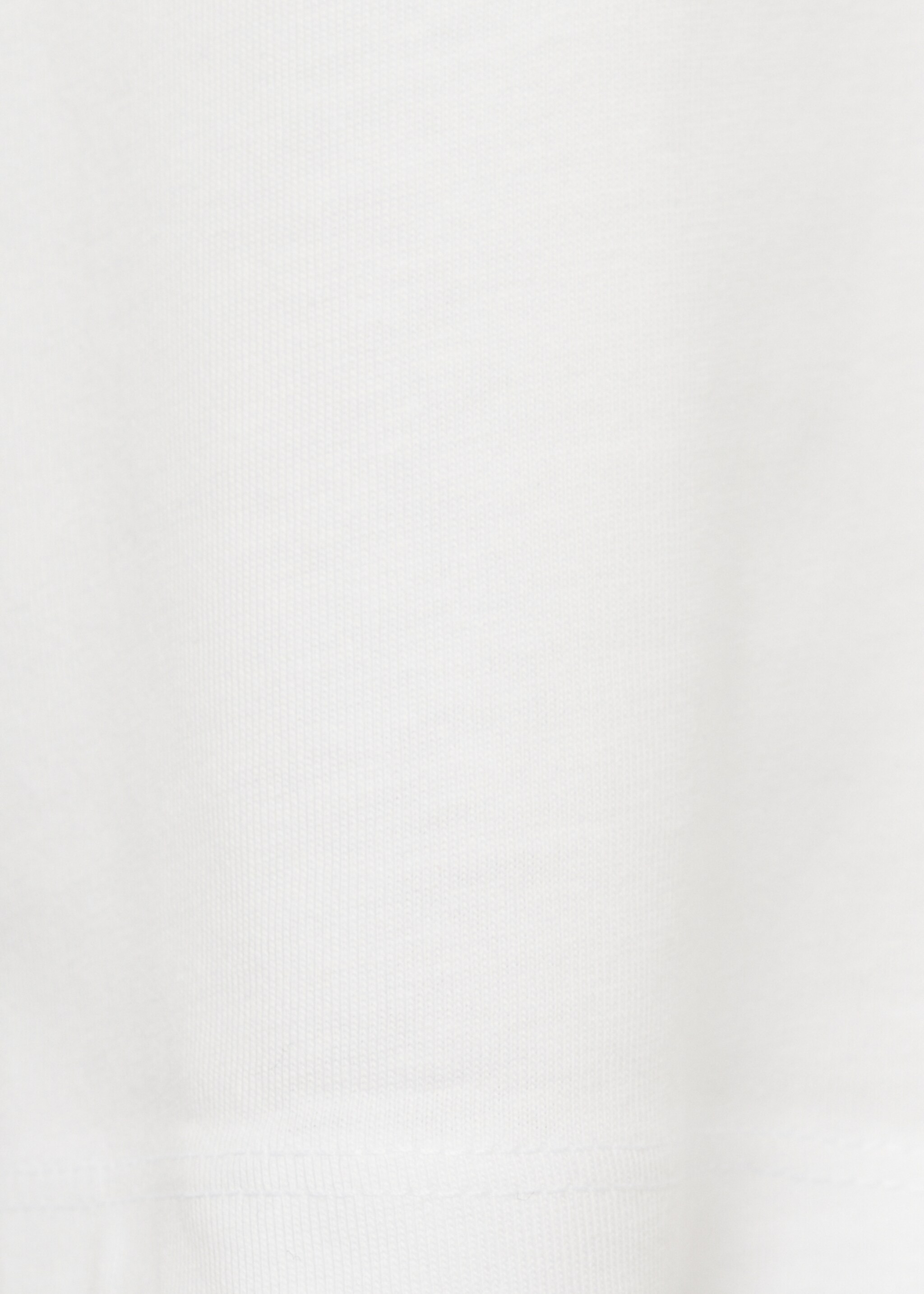 Samarreta cotó màniga llarga - Detall de l'article 0, Blanc trencat. Ref: 87040648-00.