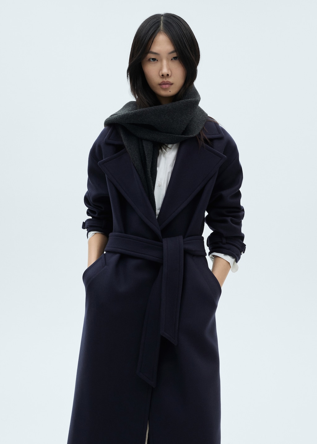 Long virgin wool coat - Women | MANGO OUTLET USA