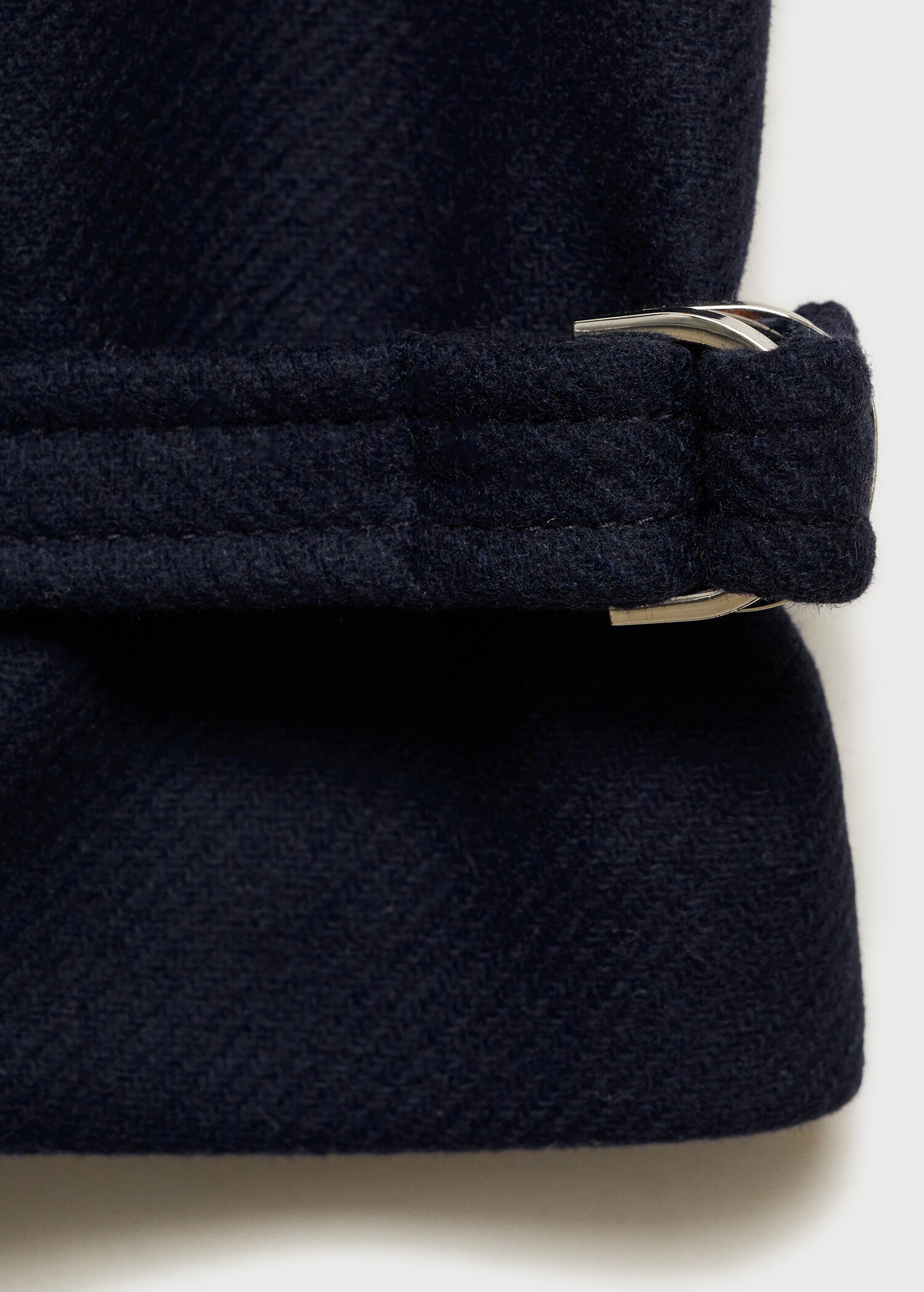 Long virgin wool coat - Details of the article 0