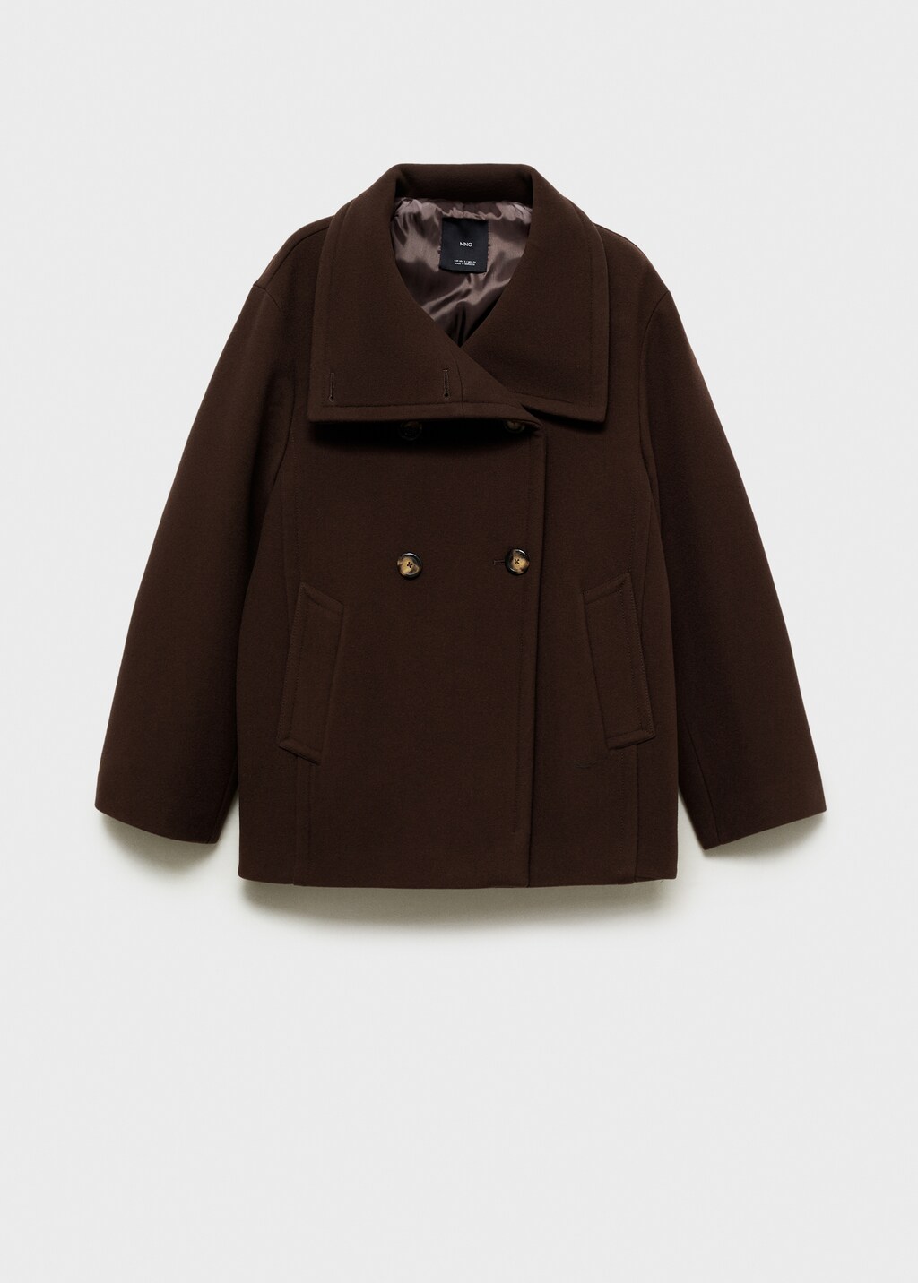 Short virgin wool coat - Women | MANGO OUTLET USA