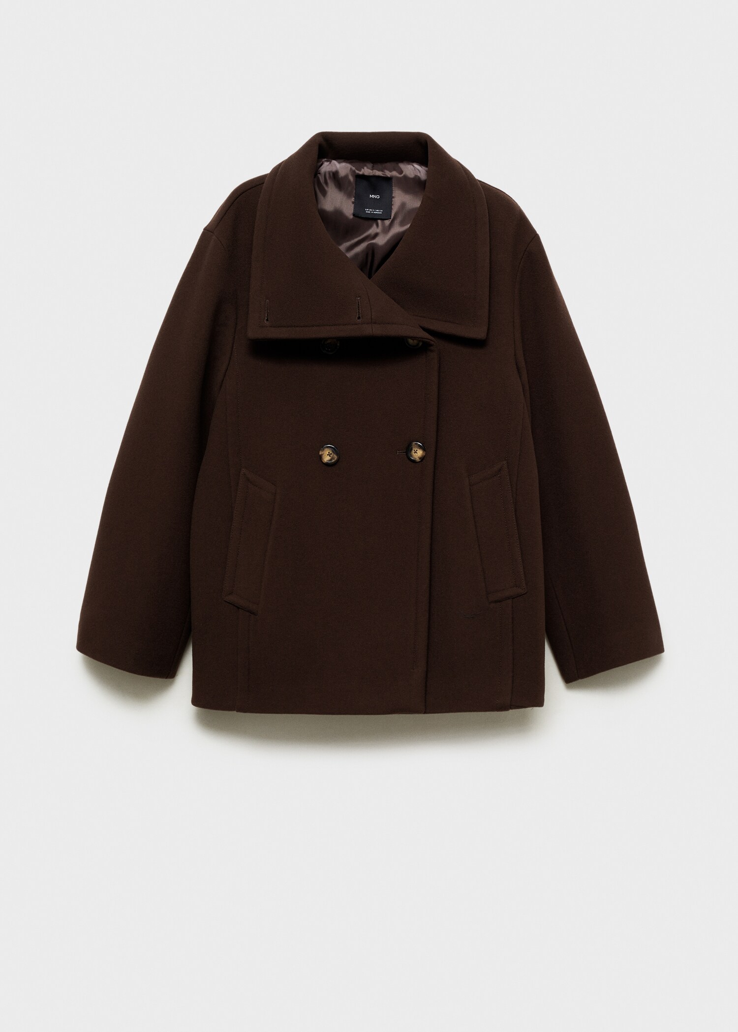 Manteau court laine vierge - Article sans modèle