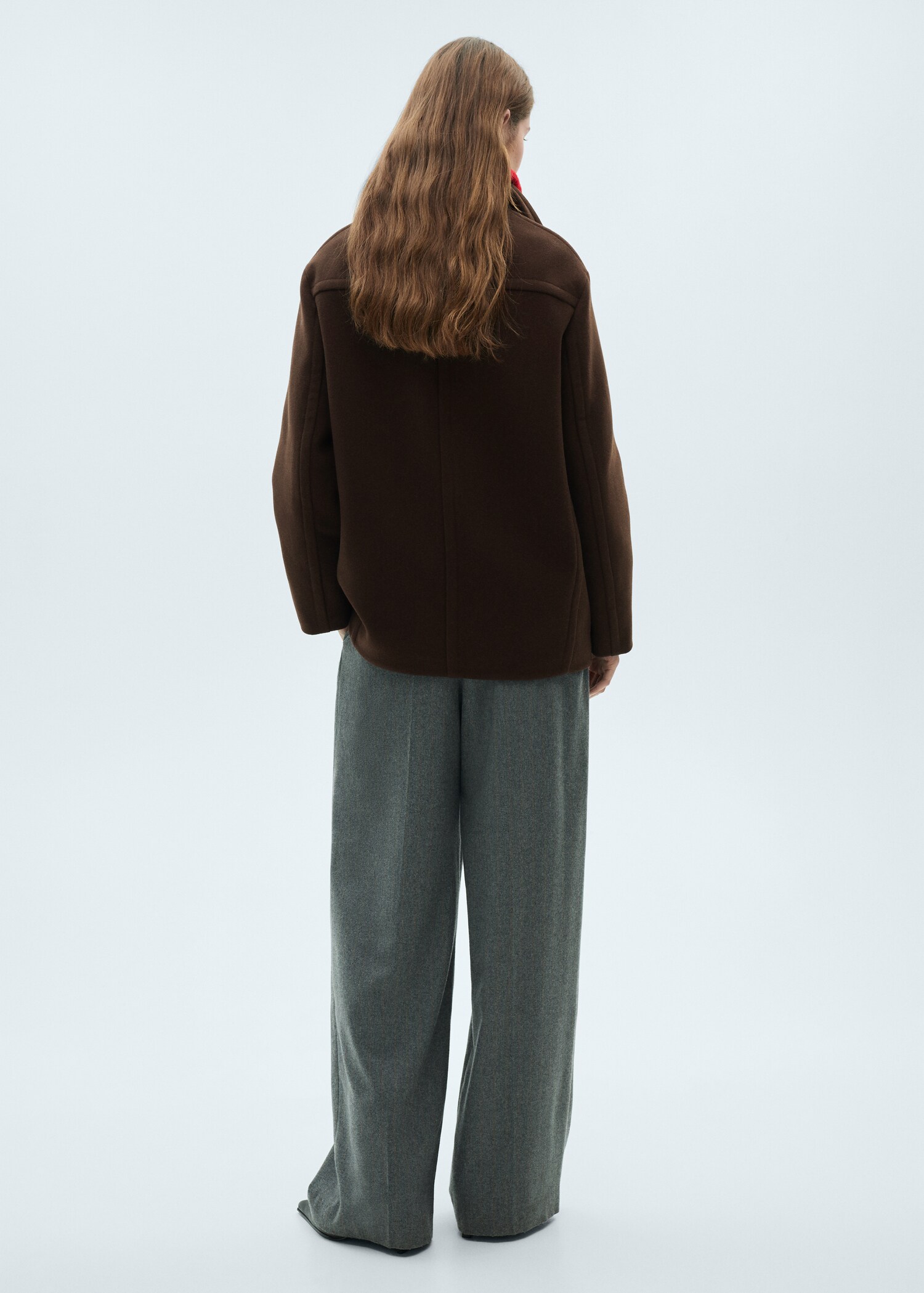 Manteau court laine vierge - Verso de l’article