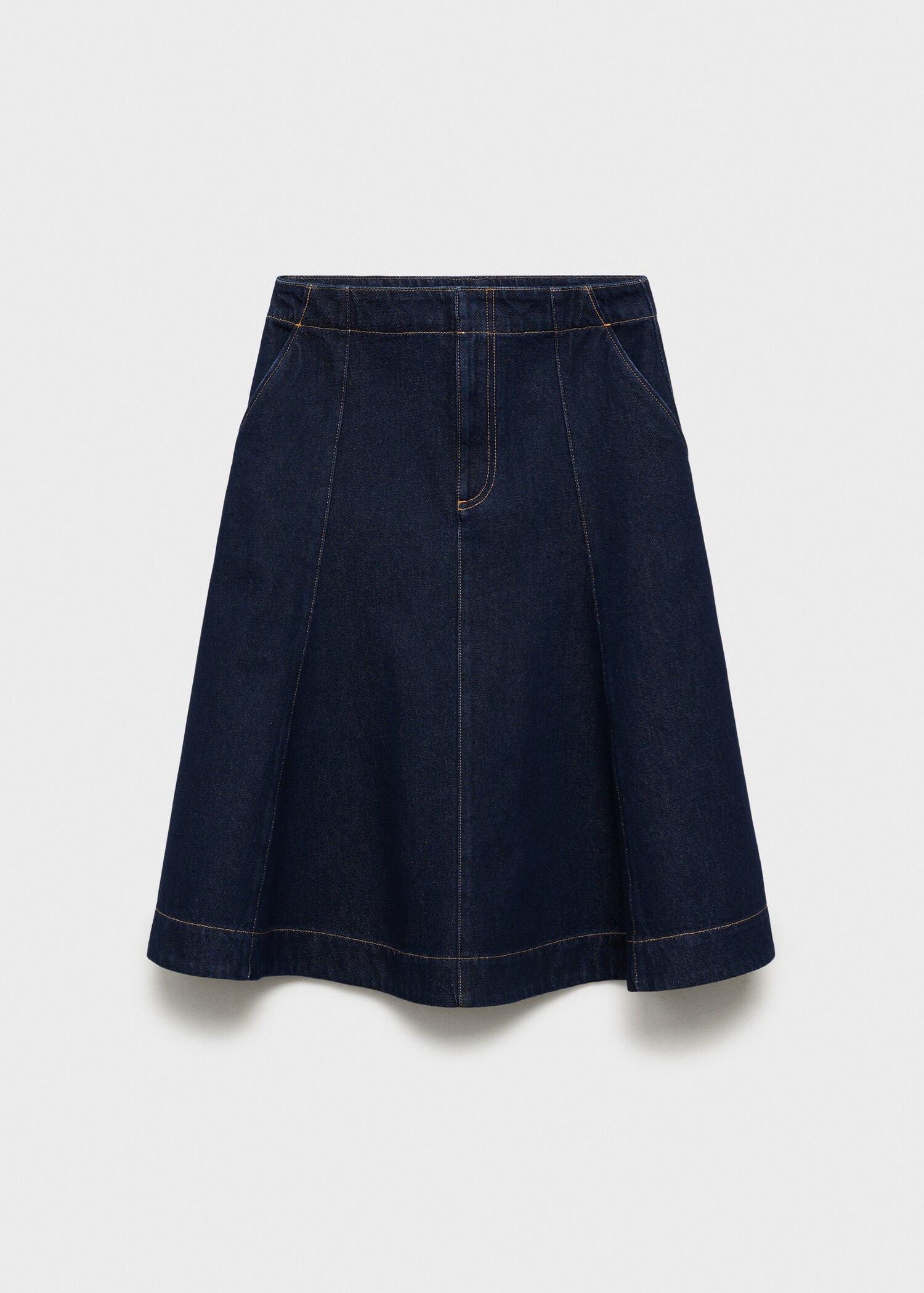 Flared denim skirt - Article without model