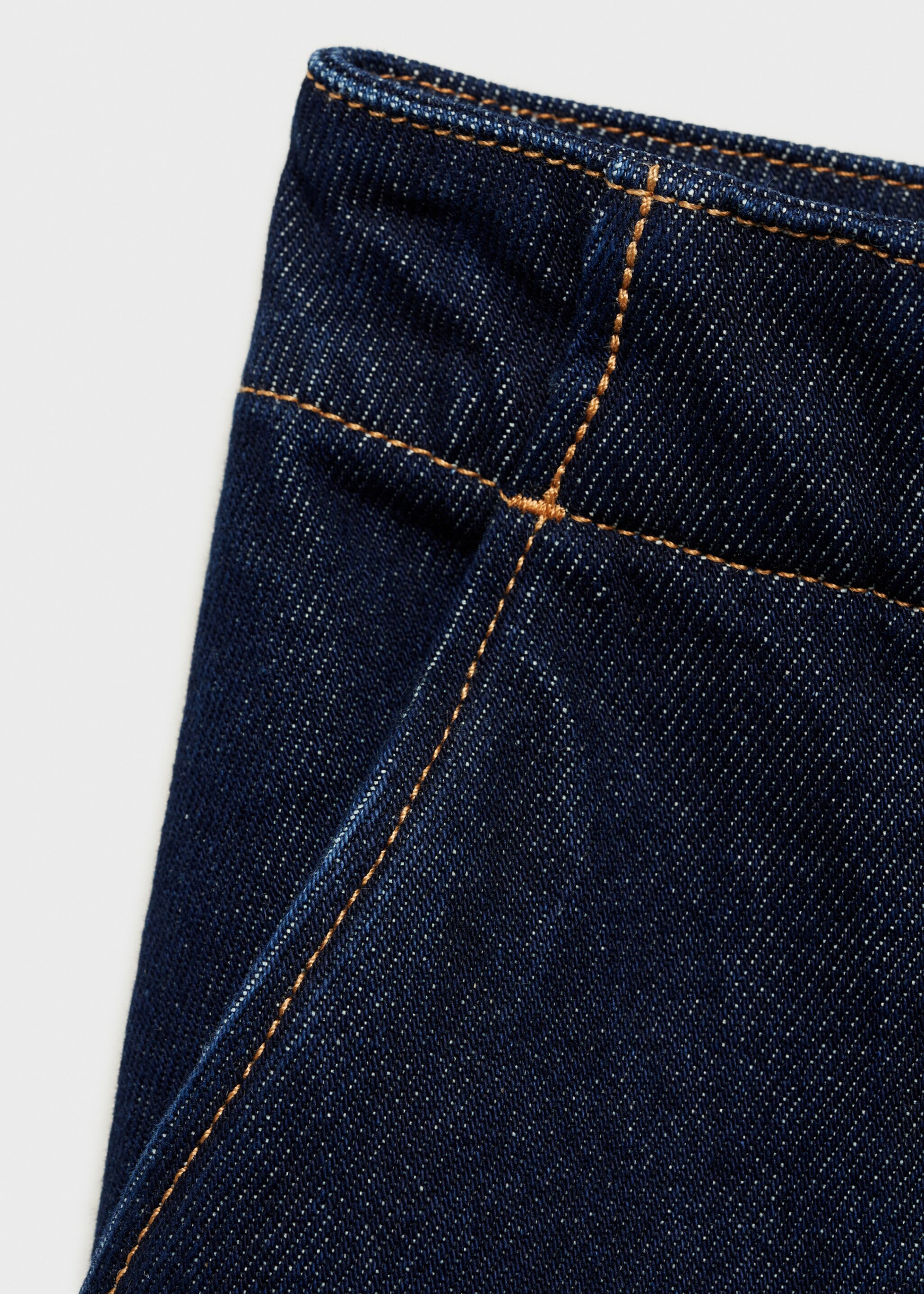 Flared denim skirt - Details of the article 0, Open Blue. Ref: 87040653-00.