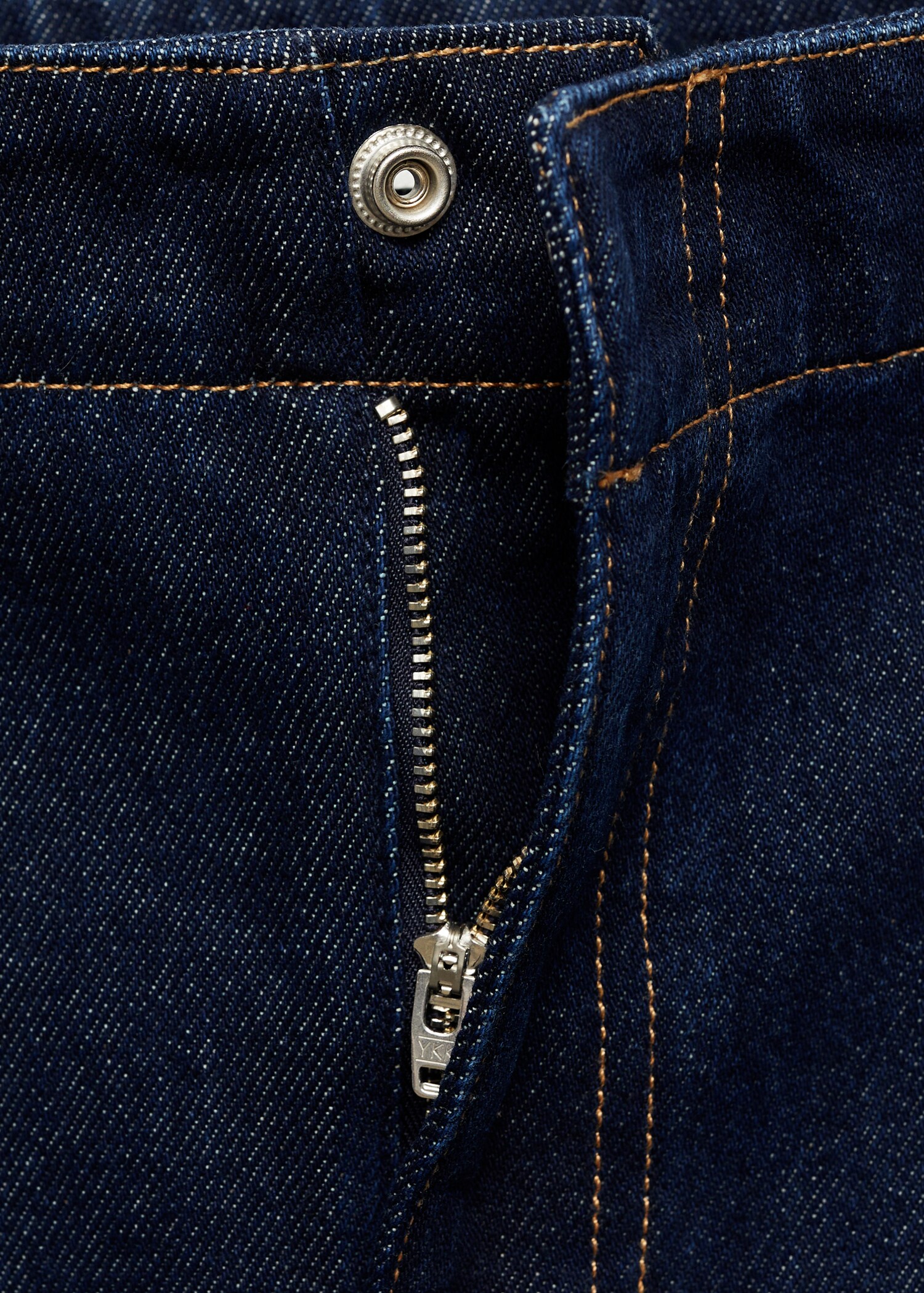 Flared denim skirt - Details of the article 8