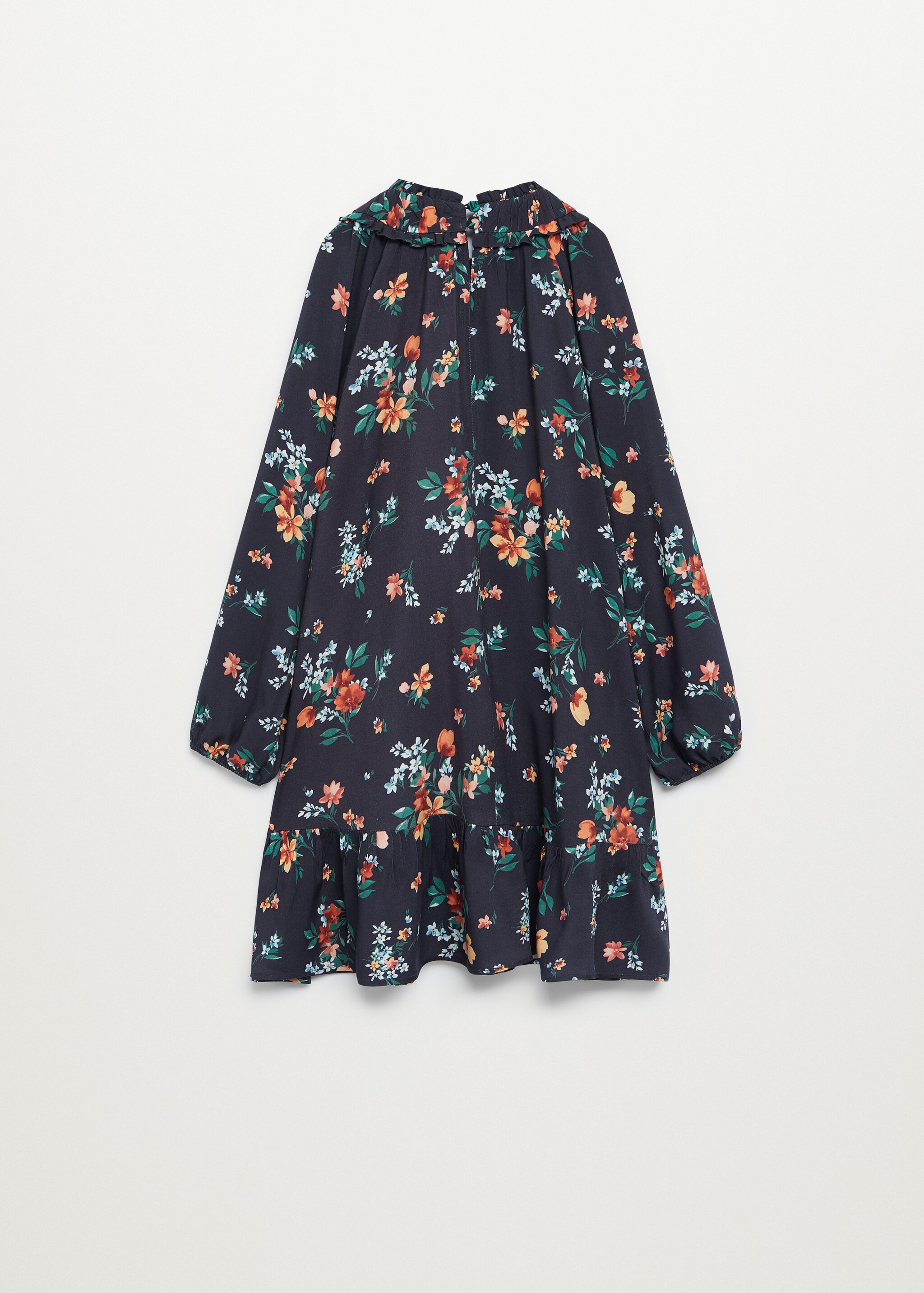 Flower print dress - Reverse of the article