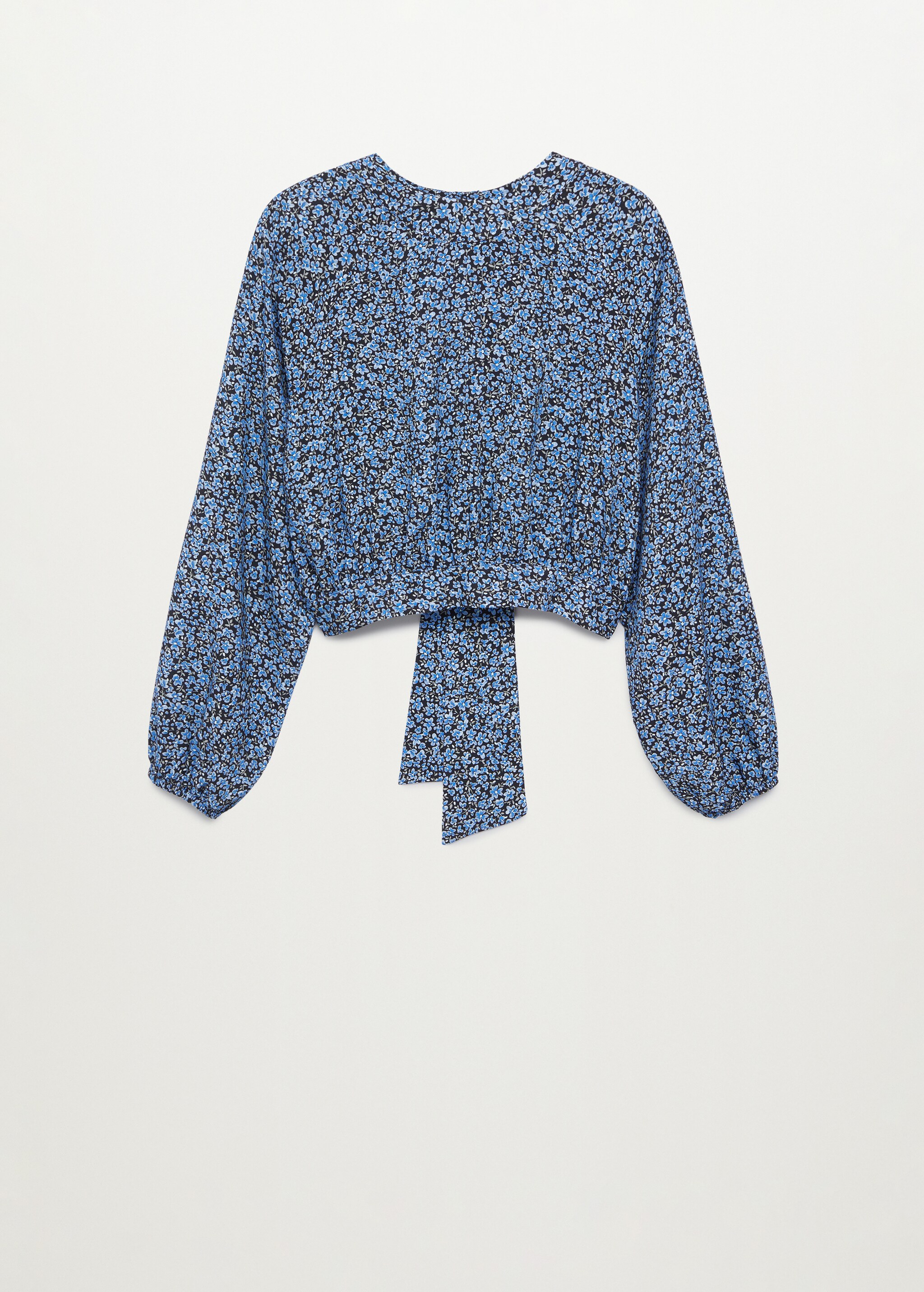 Bow printed blouse - Article without model