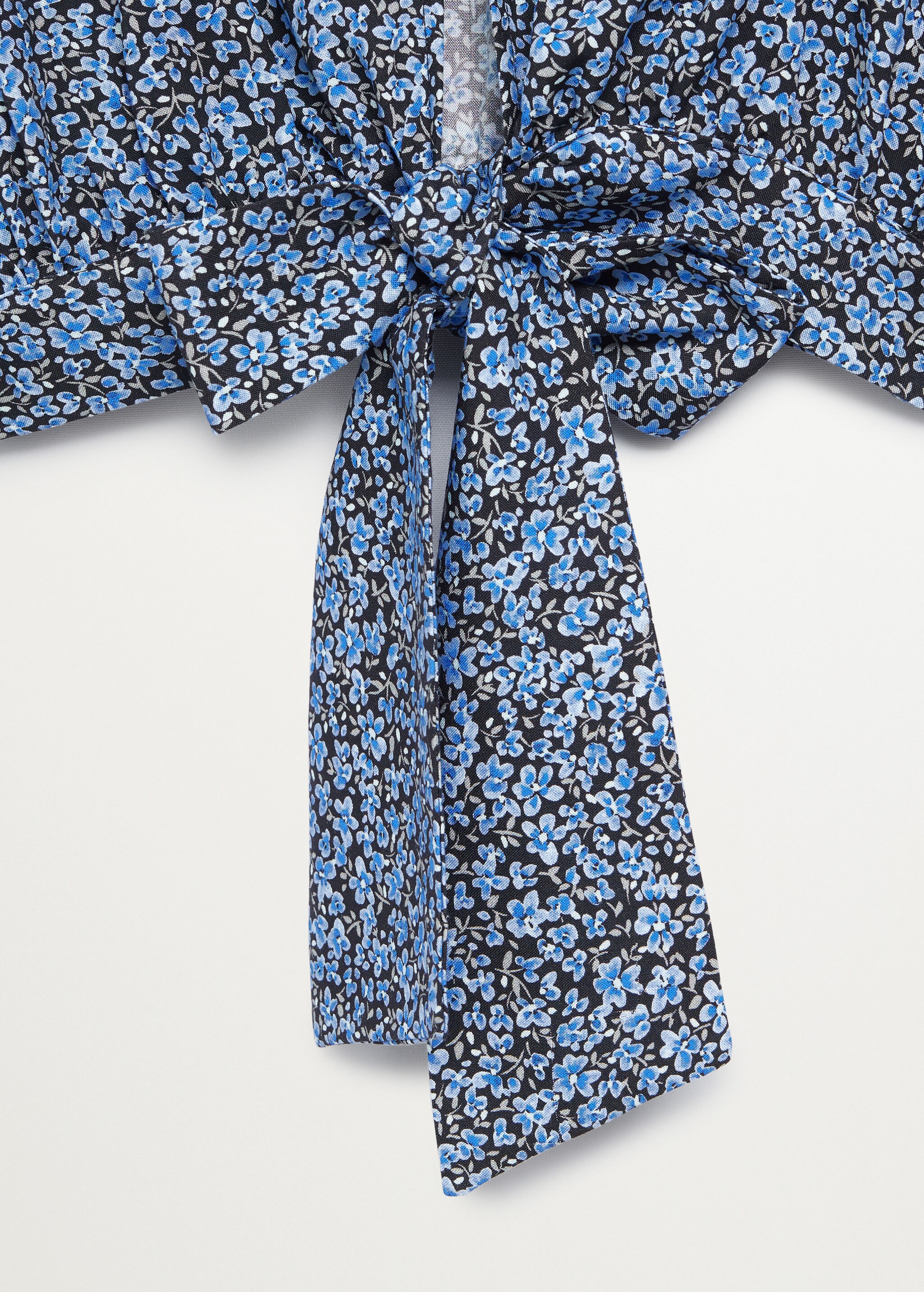 Bow printed blouse - Details of the article 8