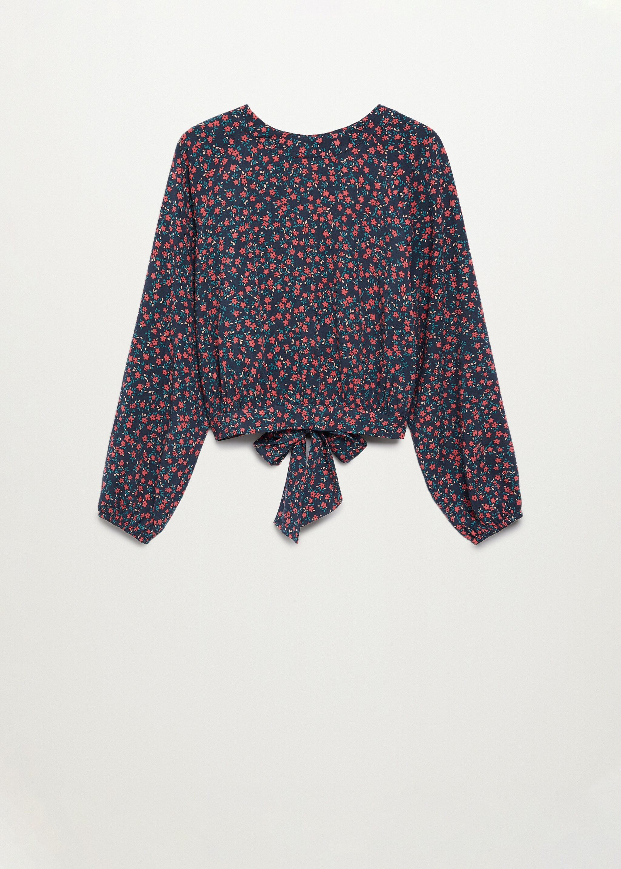Bow printed blouse - Article without model