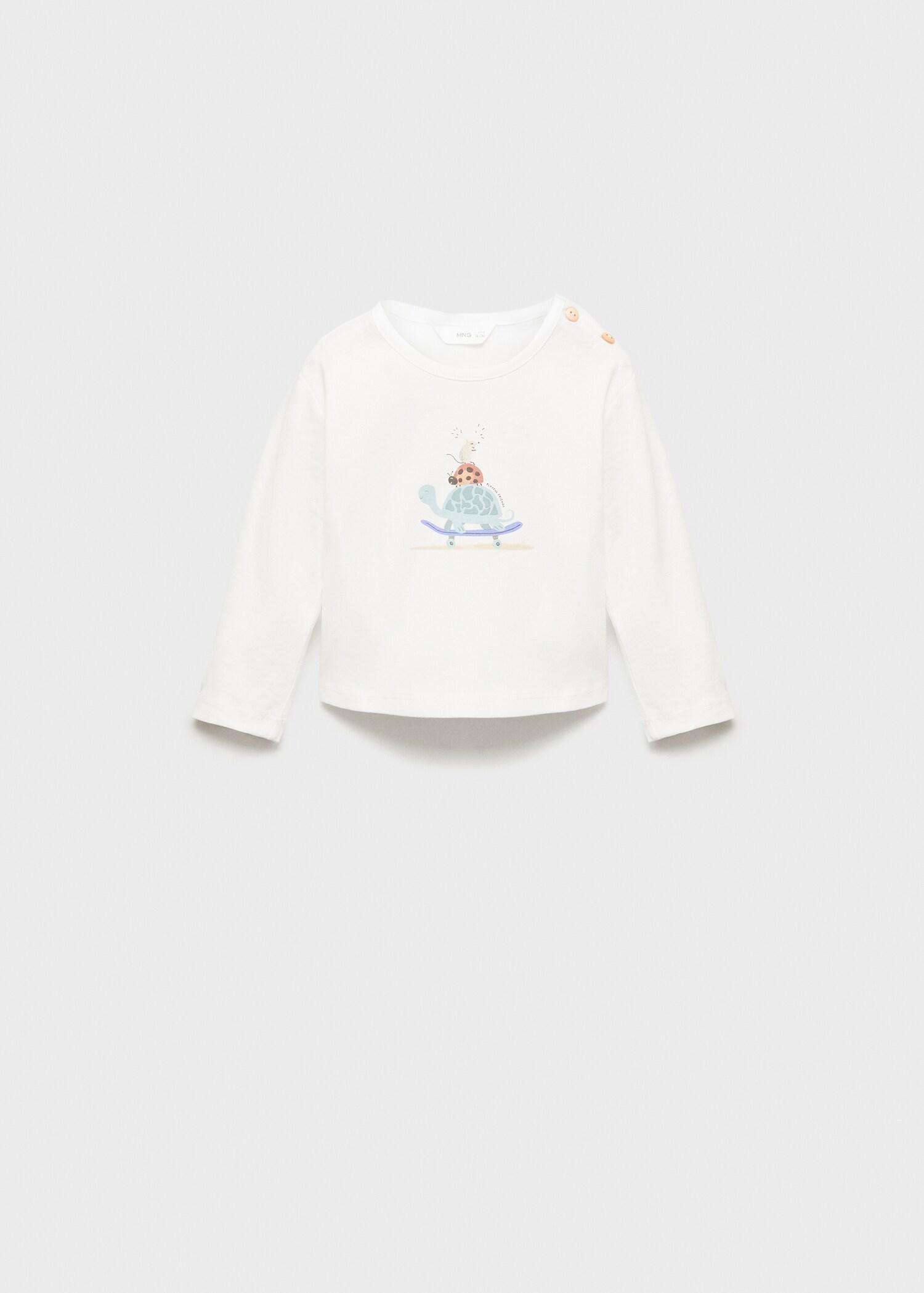 Cotton printed T-shirt - Article without model