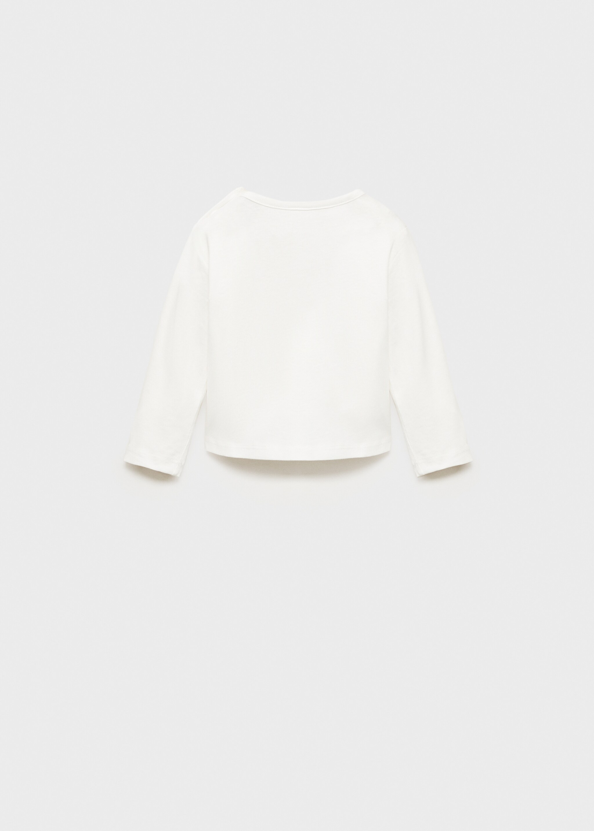 Cotton printed T-shirt - Reverse of the article, Off White. Ref: 87041058-00.