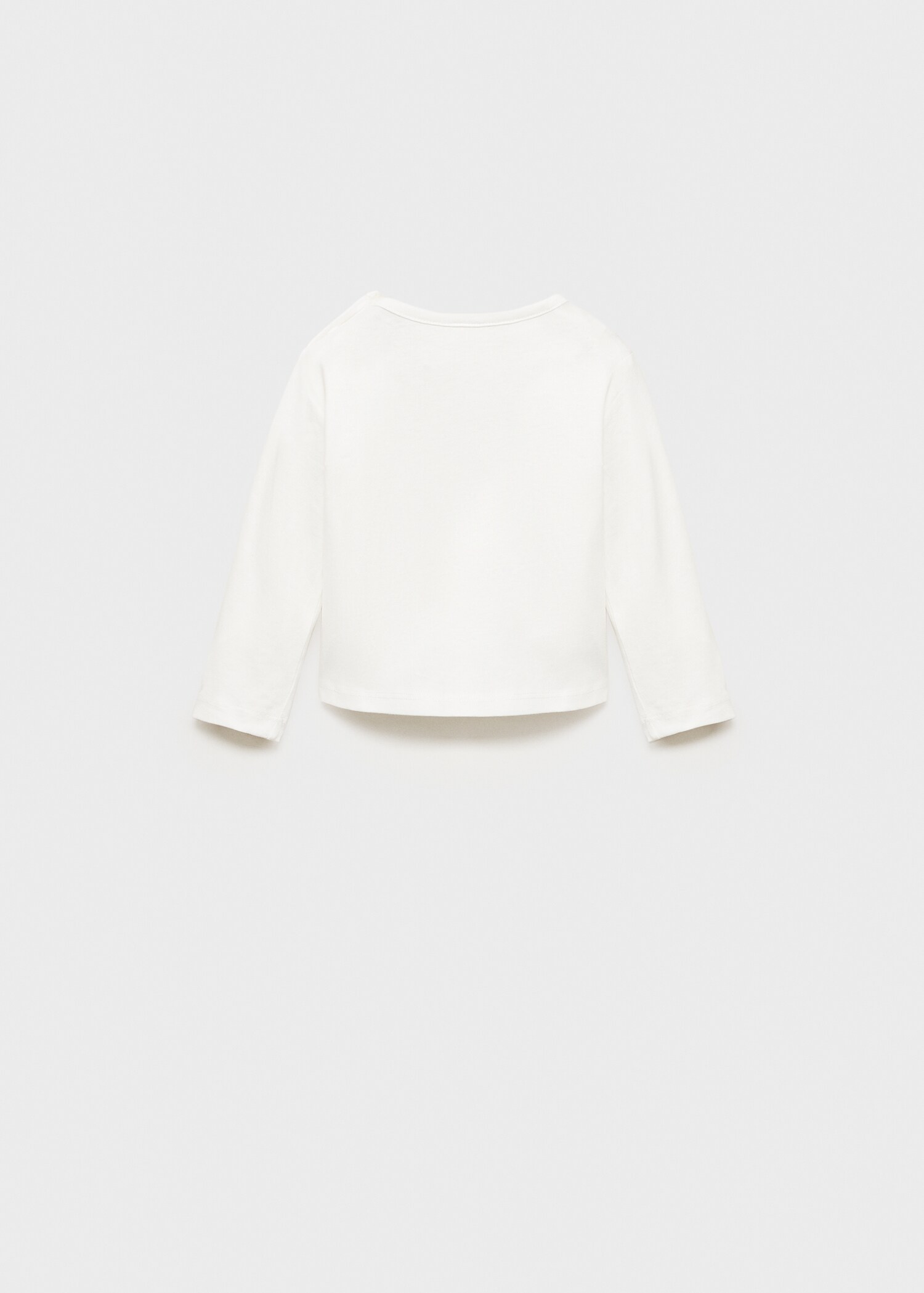 Cotton printed T-shirt - Reverse of the article