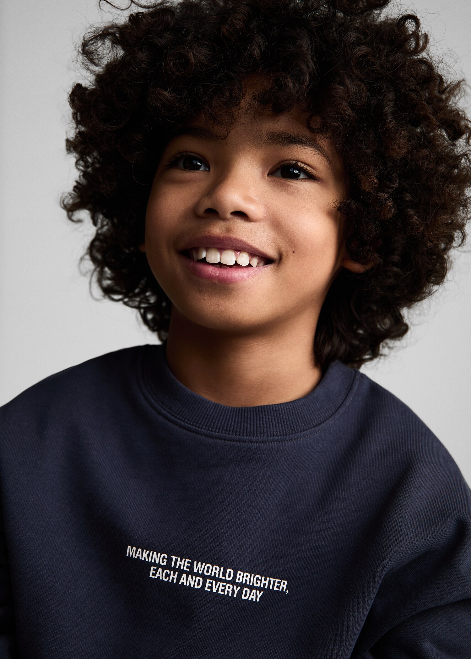 Printed cotton sweatshirt - Details of the article 1