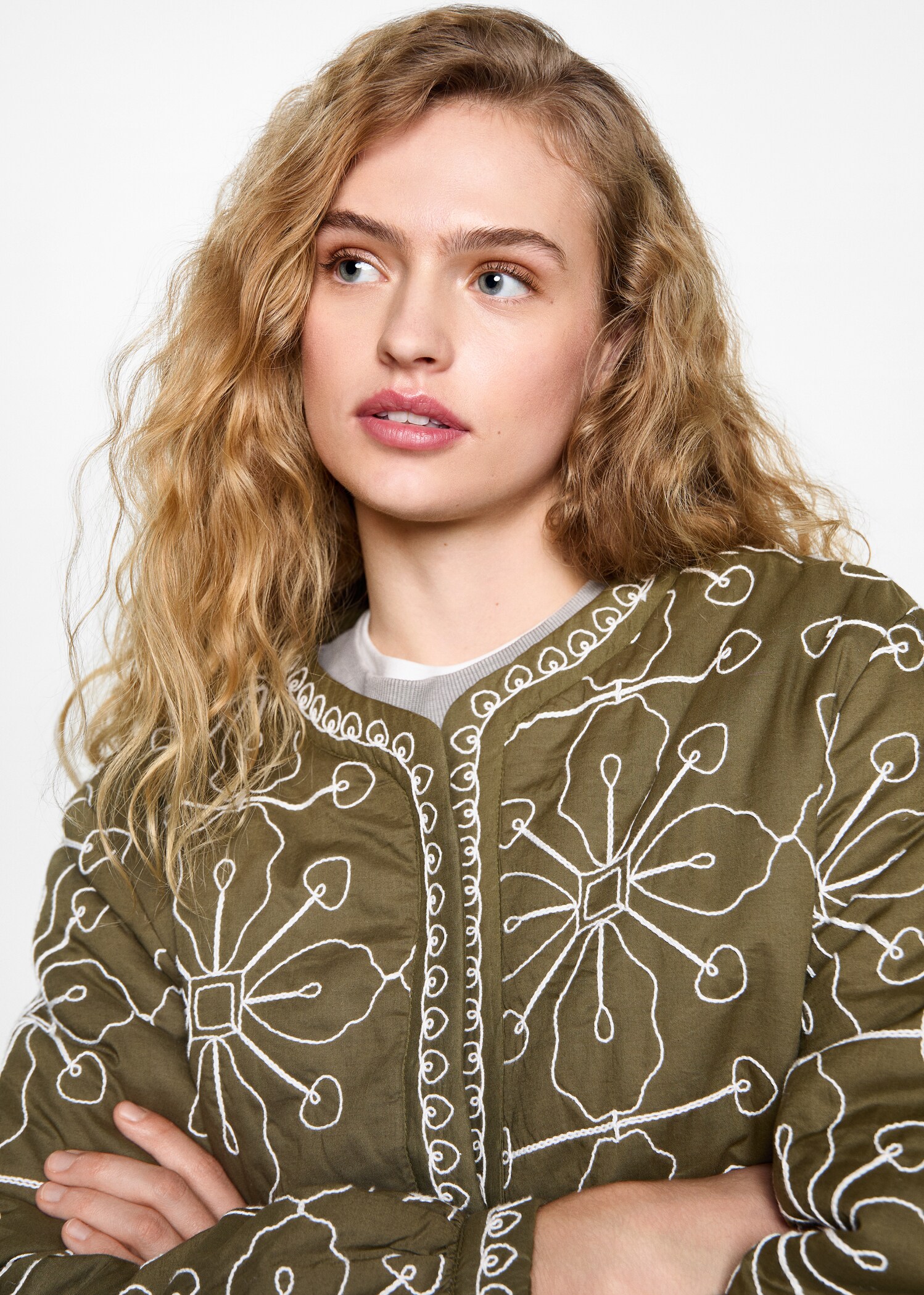 Quilted cotton jacket - Details of the article 1