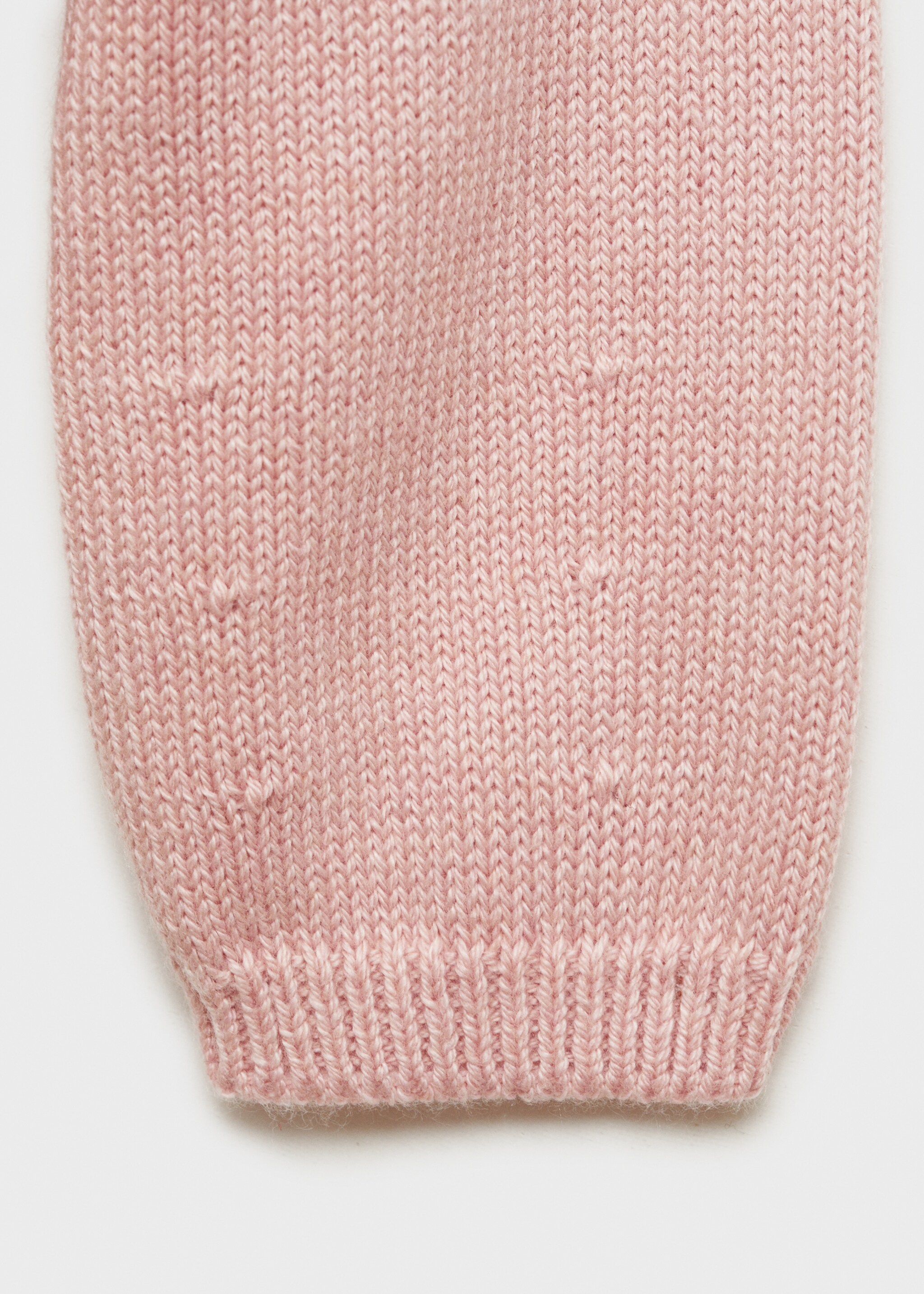 Buttons detail knit sweater - Details of the article 0, Pink. Ref: 87041520-00.