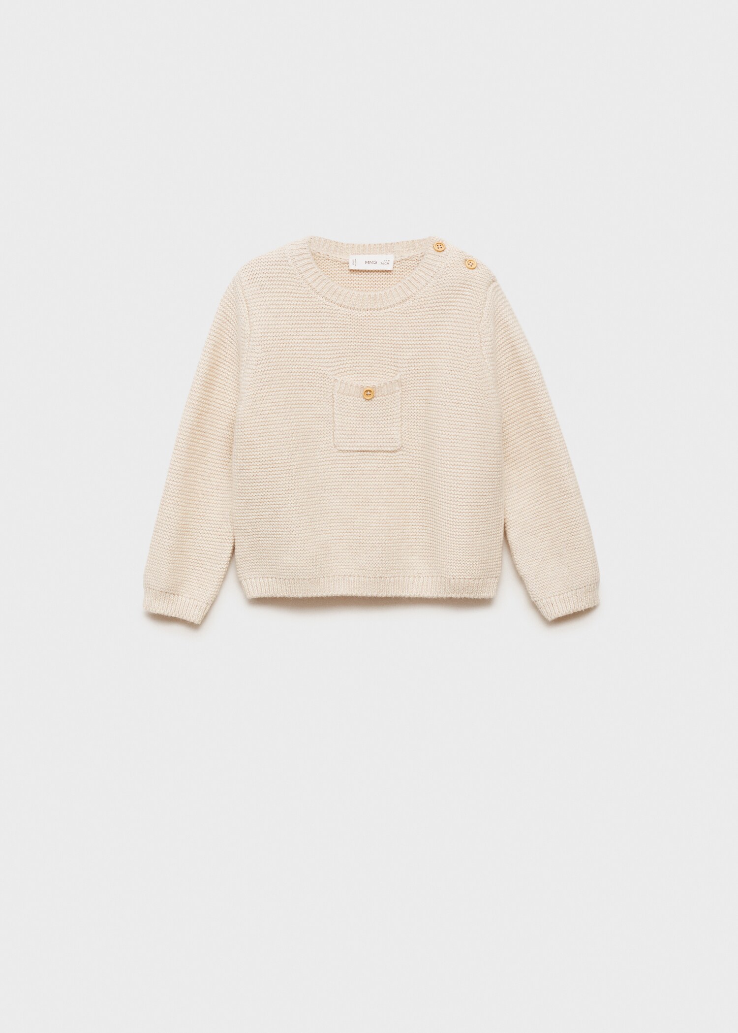 Knit pocket sweater - Article without model