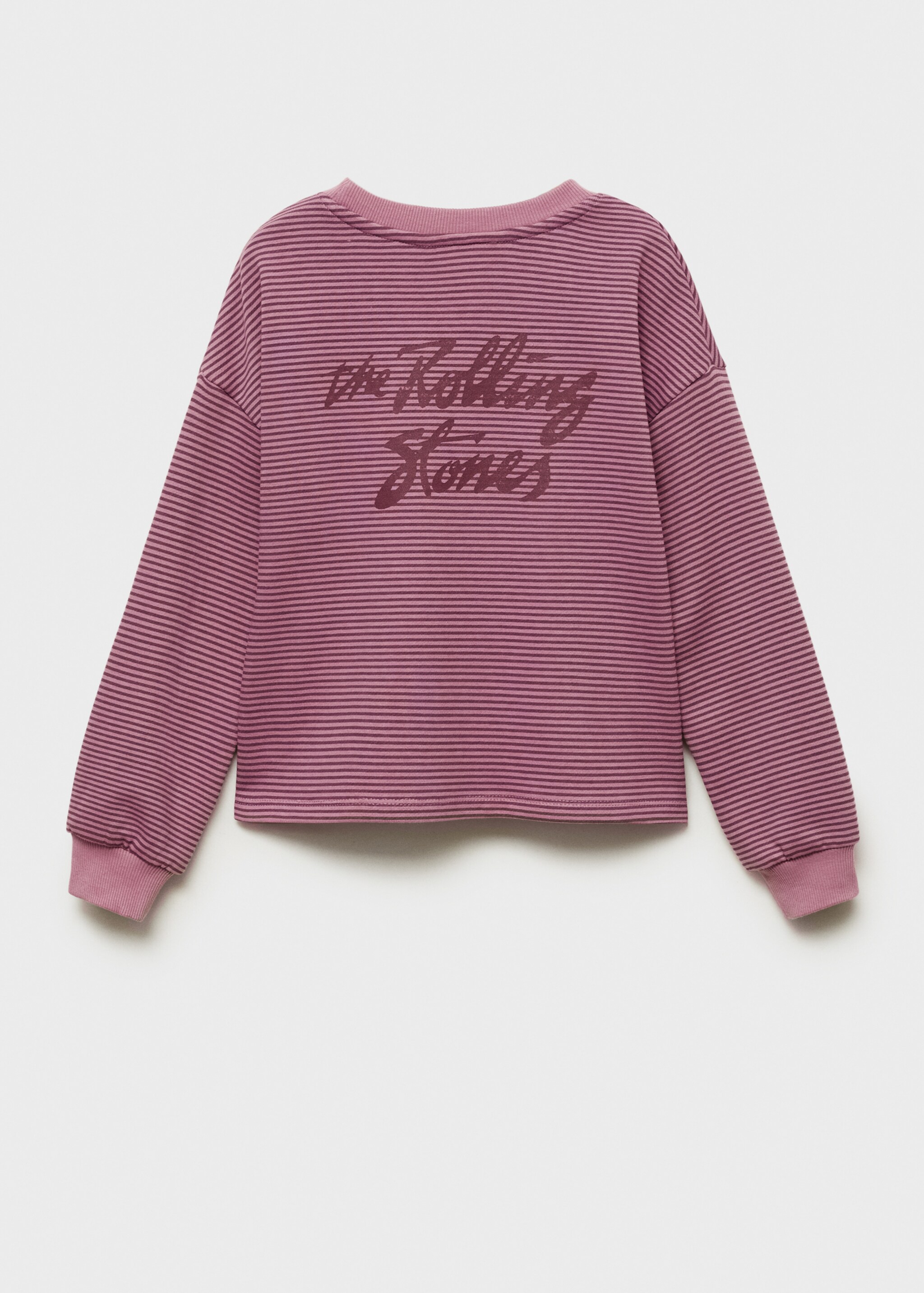 The Rolling Stones sweatshirt - Reverse of the article, Pink. Ref: 87042025-00.