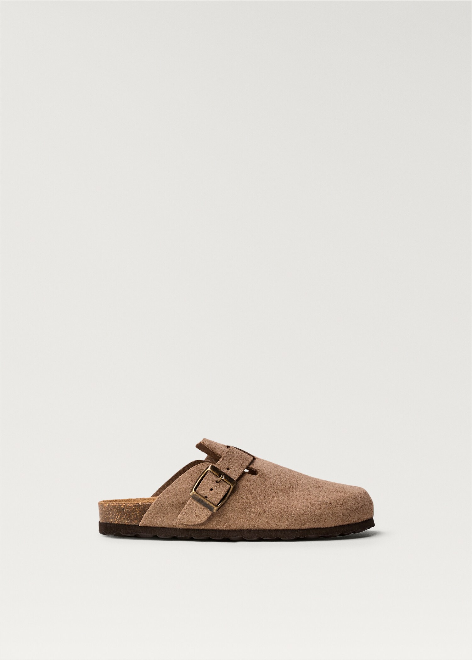 Leather clogs with buckle - Article without model