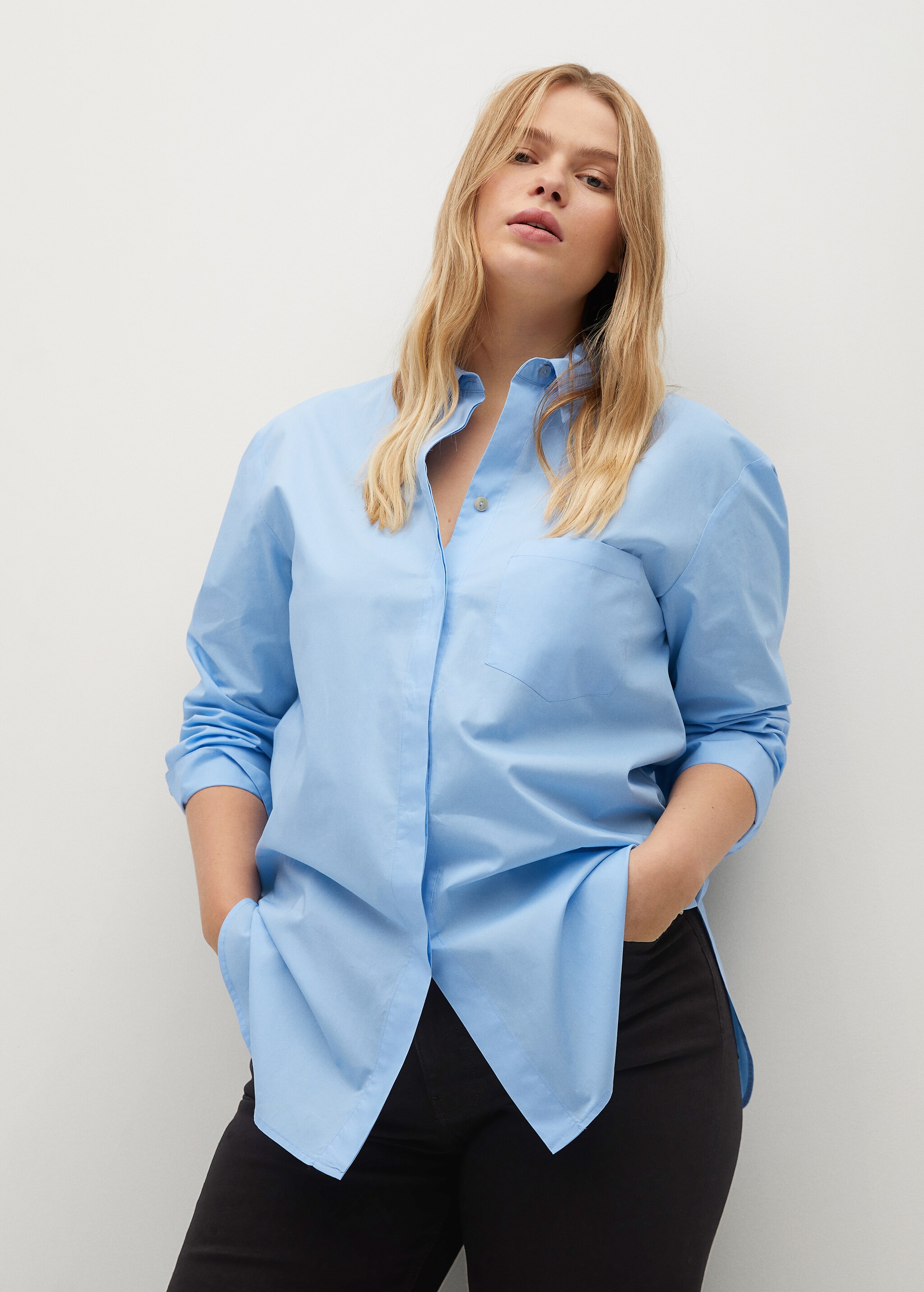 Camisa regular fit algodón - Detalle del artículo 1