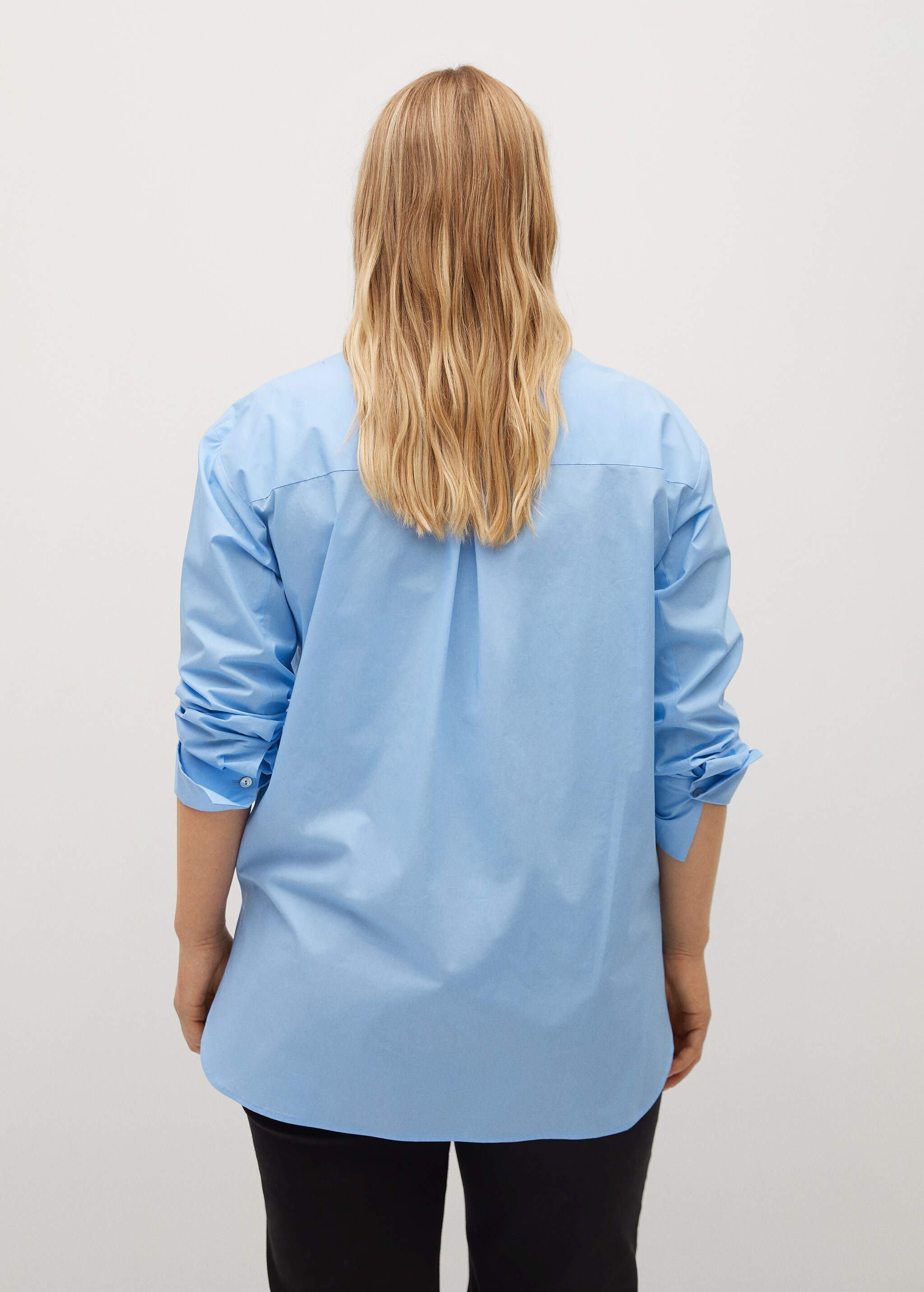 Camisa regular fit algodón - Reverso del artículo