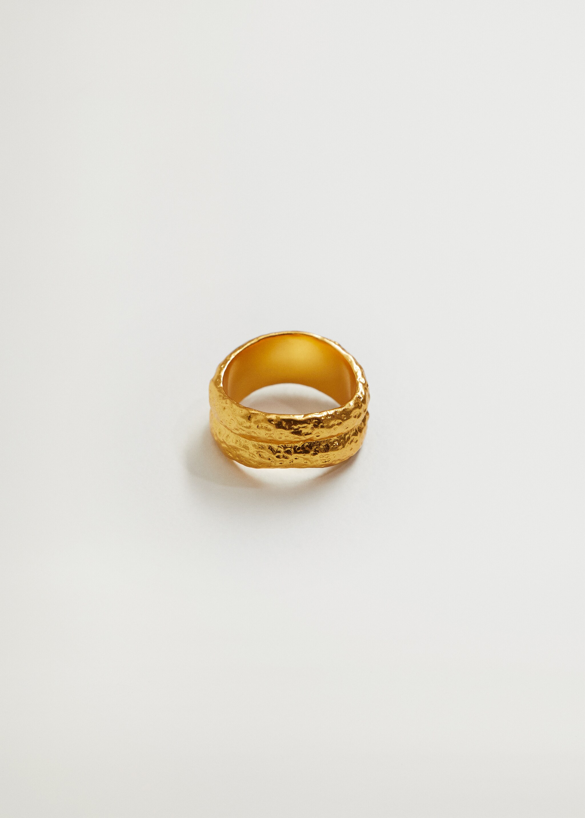 Anillo textura relieve - Artículo sin modelo