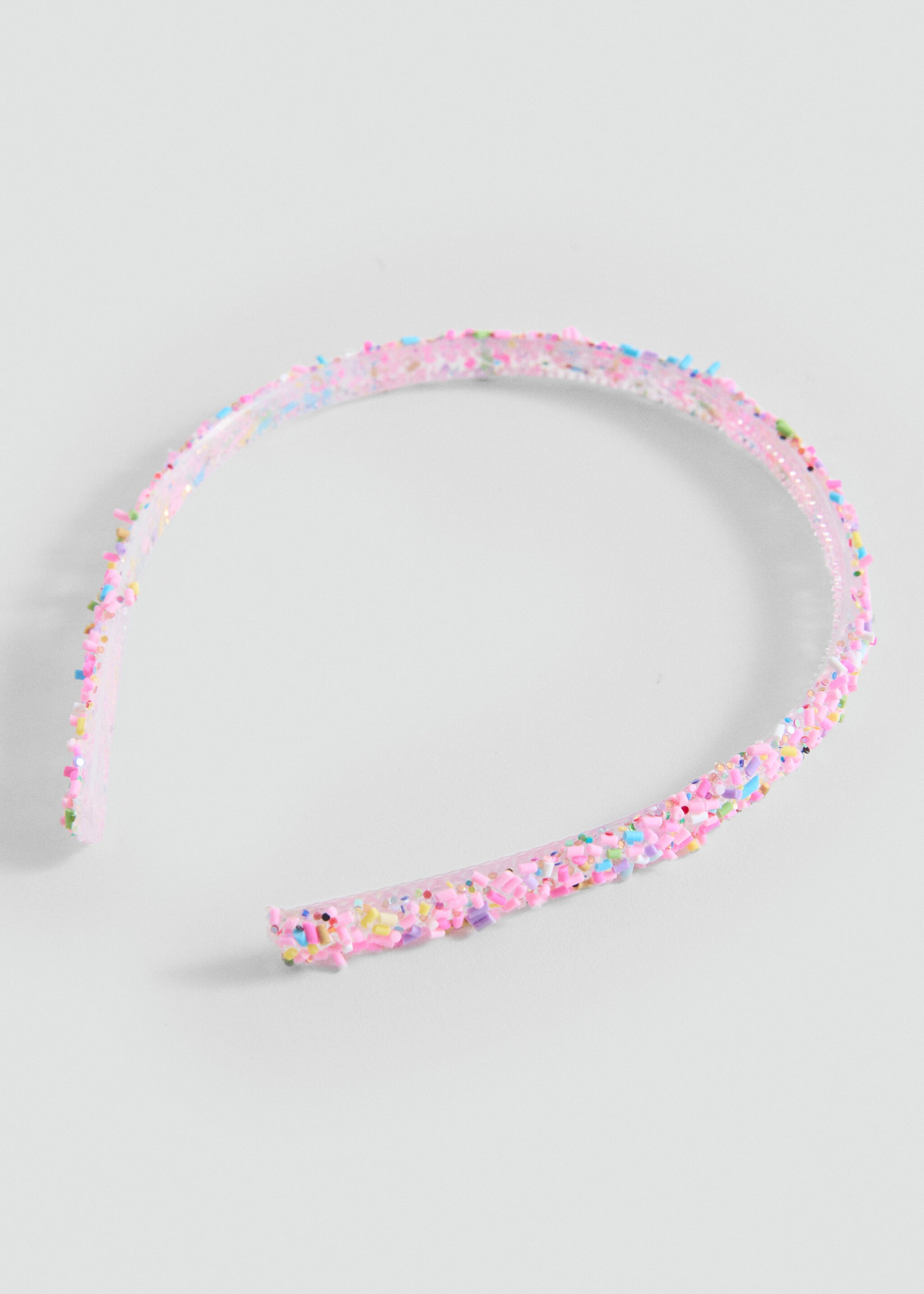 Headband ornements perles - Plan moyen, Rose. Ref: 87042531-00.
