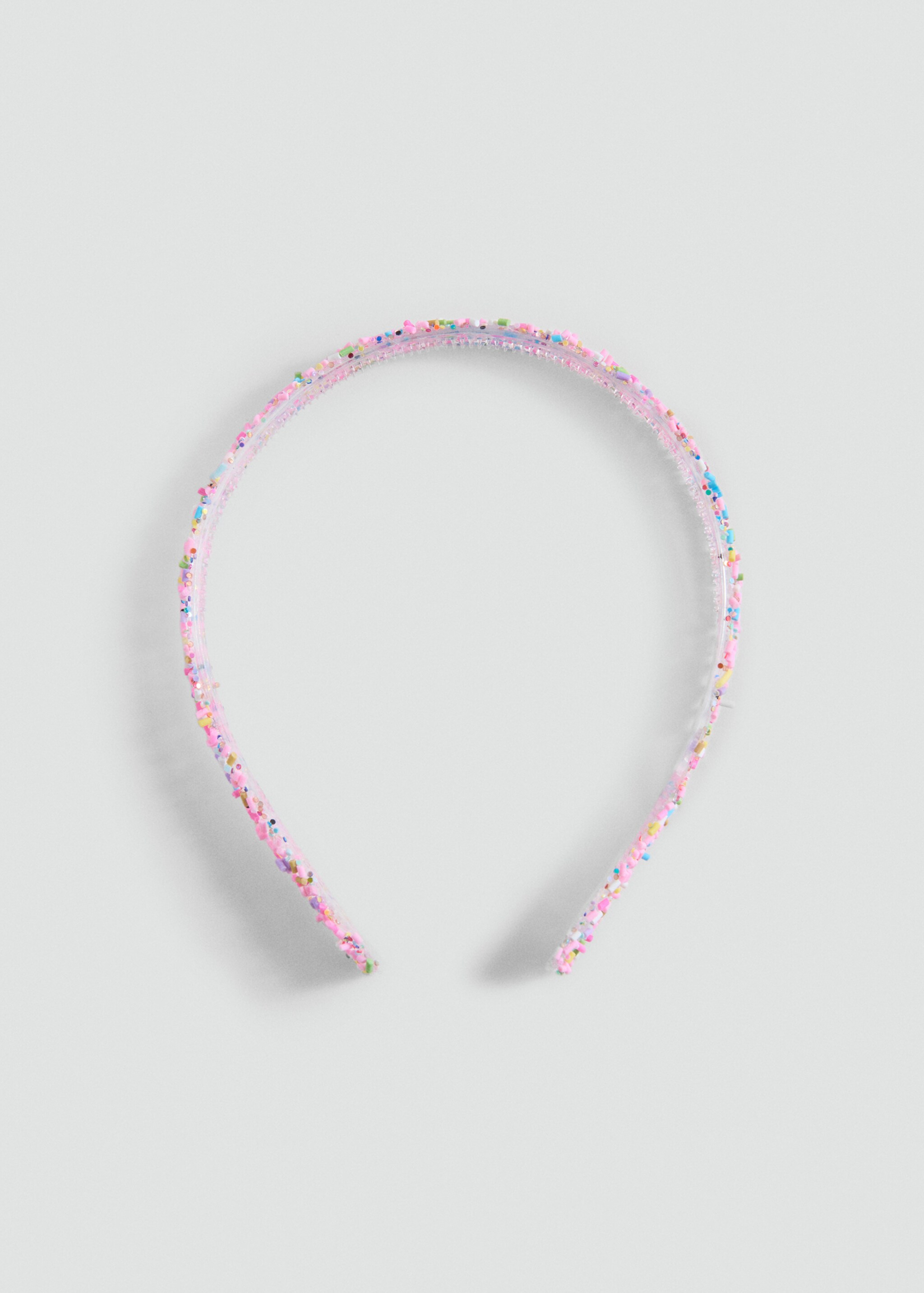 Headband ornements perles - Article sans modèle, Rose. Ref: 87042531-00.