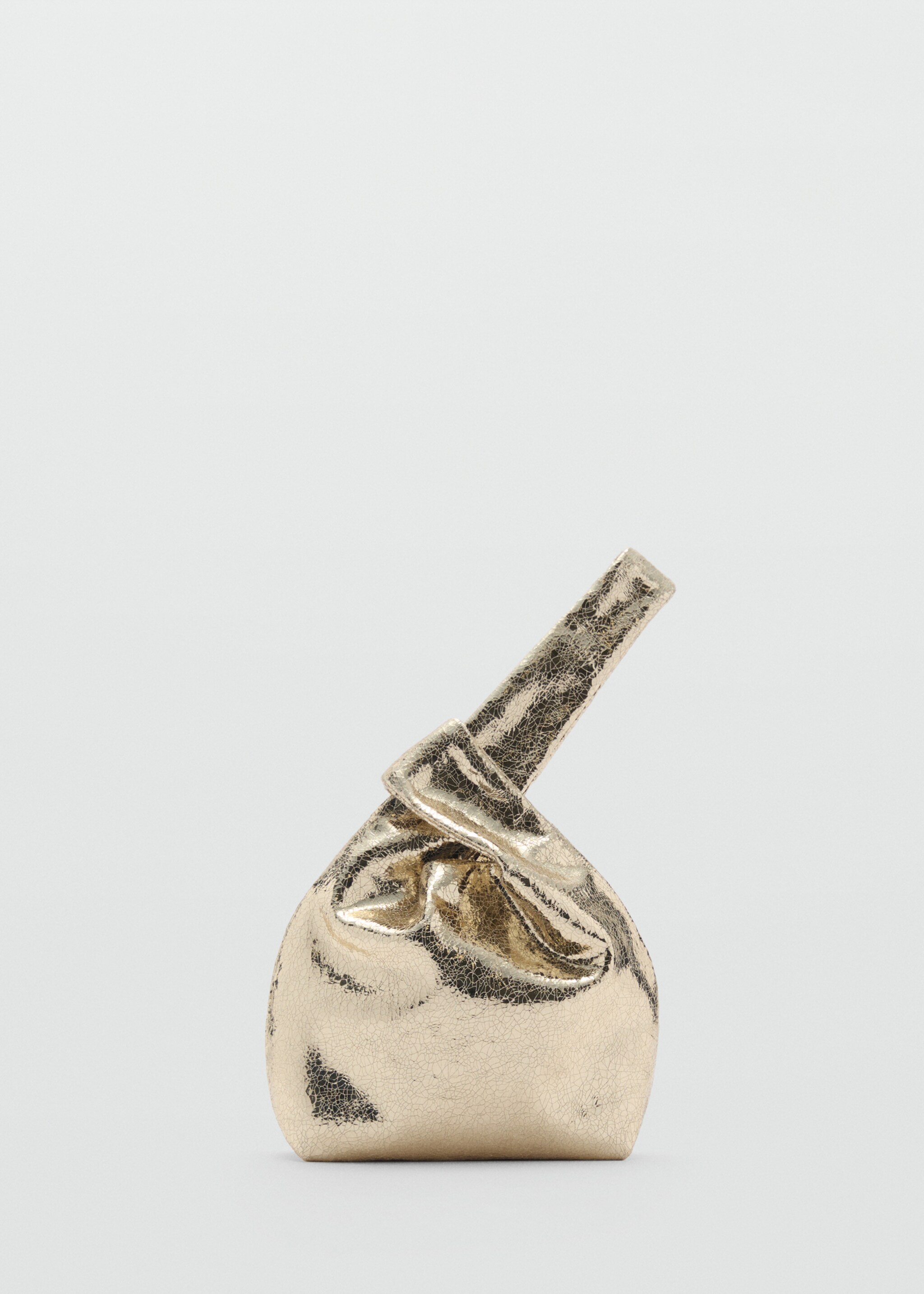 Metallic handbag - Article without model, Gold. Ref: 87042540-00.