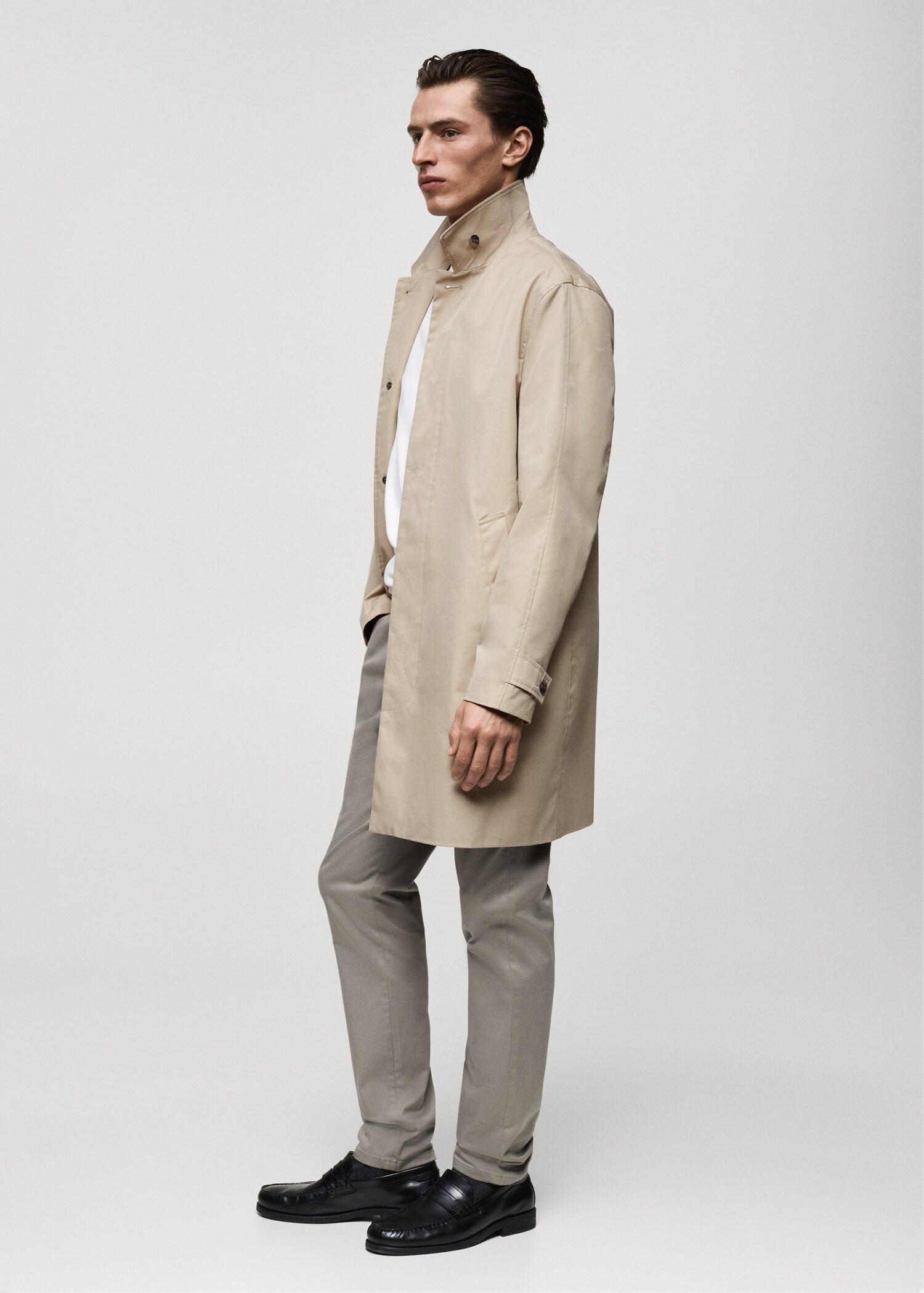 Classic water-repellent trench coat - Details of the article 2