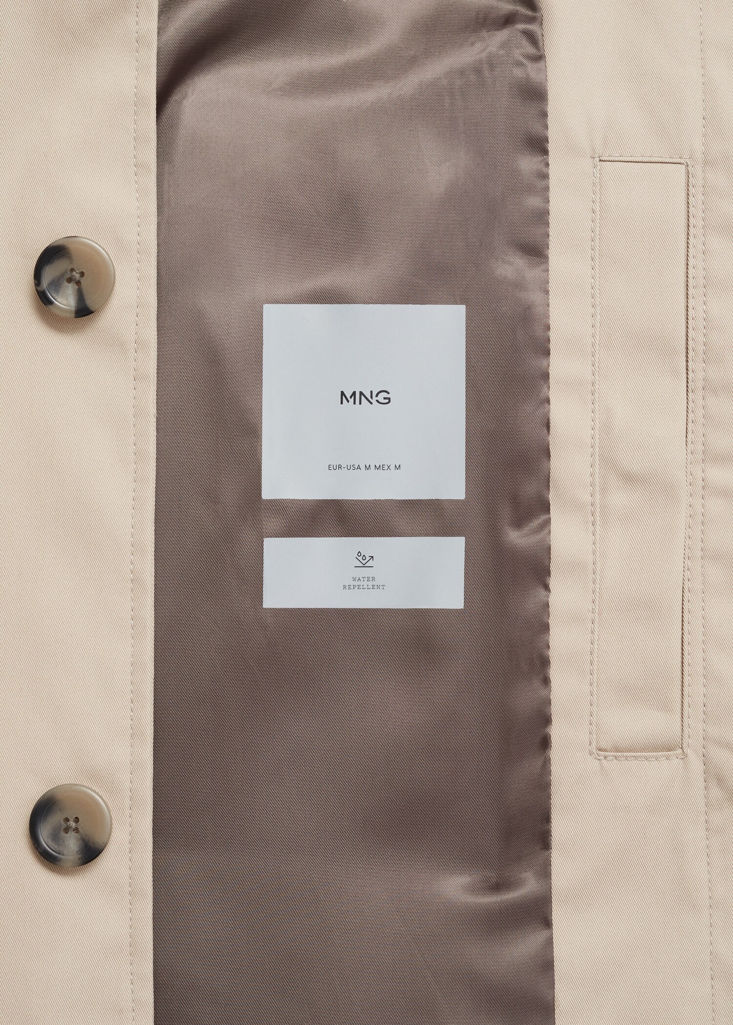Classic water-repellent trench coat - Details of the article 8