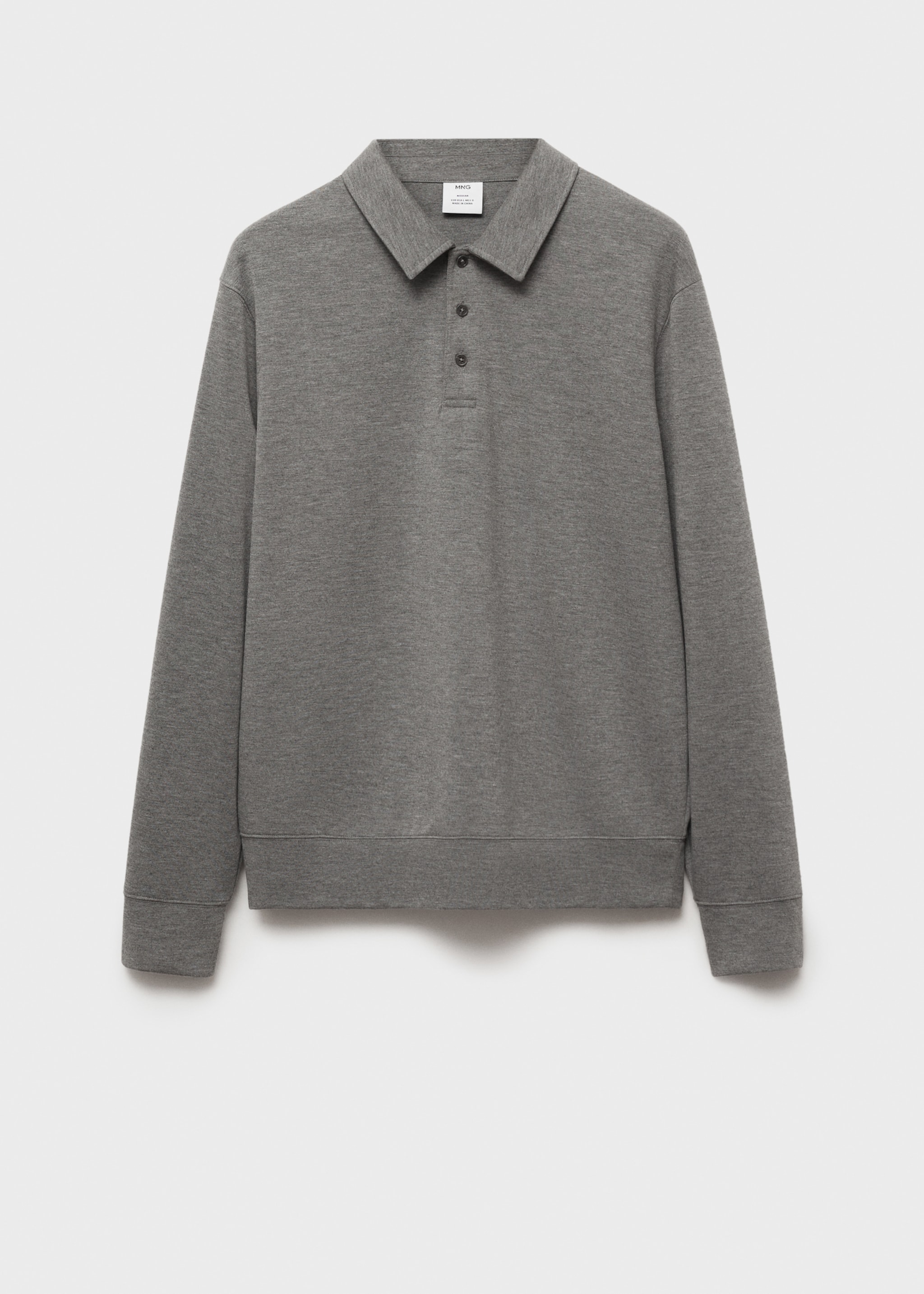 Dessuadora polo regular fit - Article sense model, Gris antracita. Ref: 87042889-00.