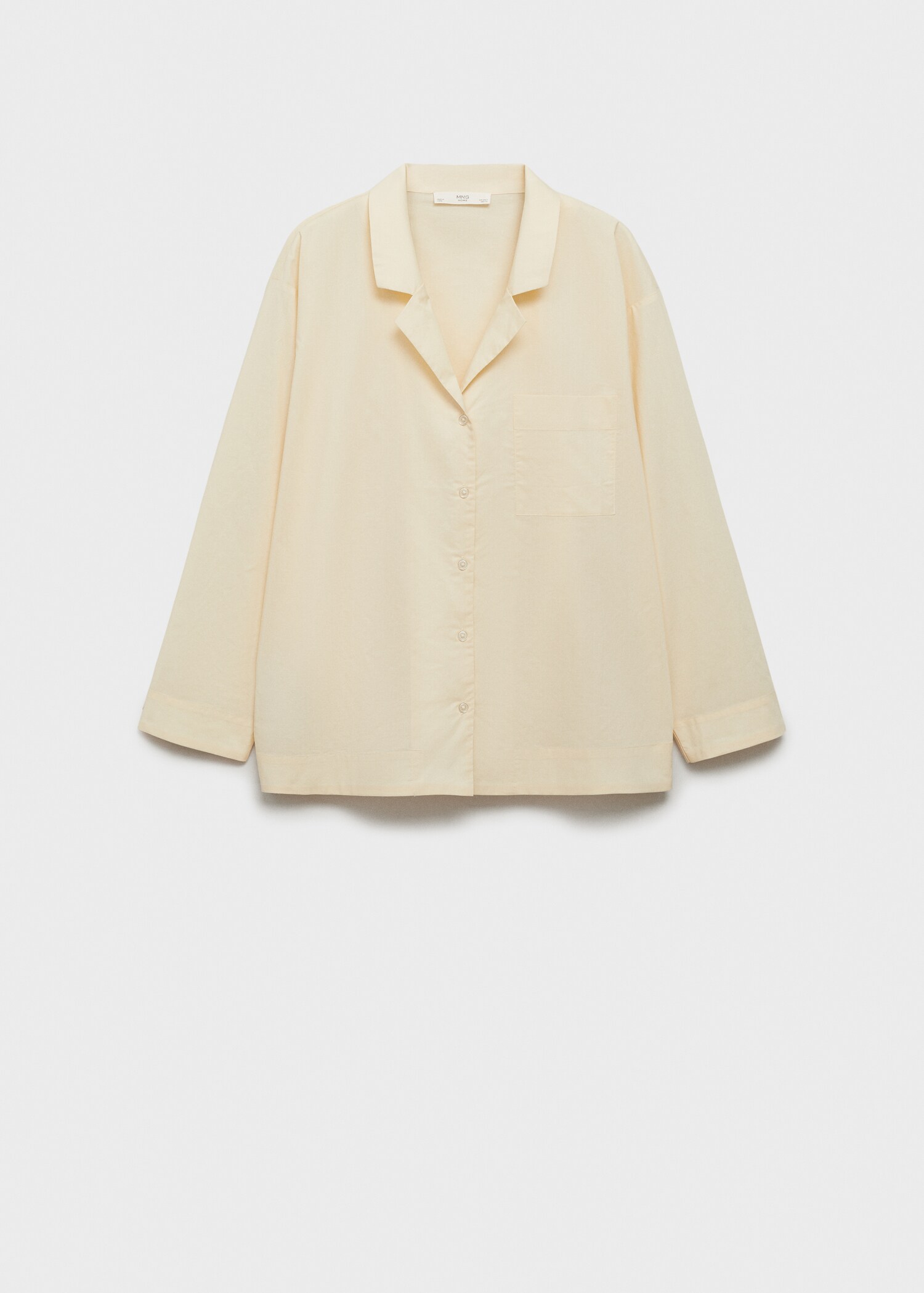 Garment-washed cotton shirt - Article without model