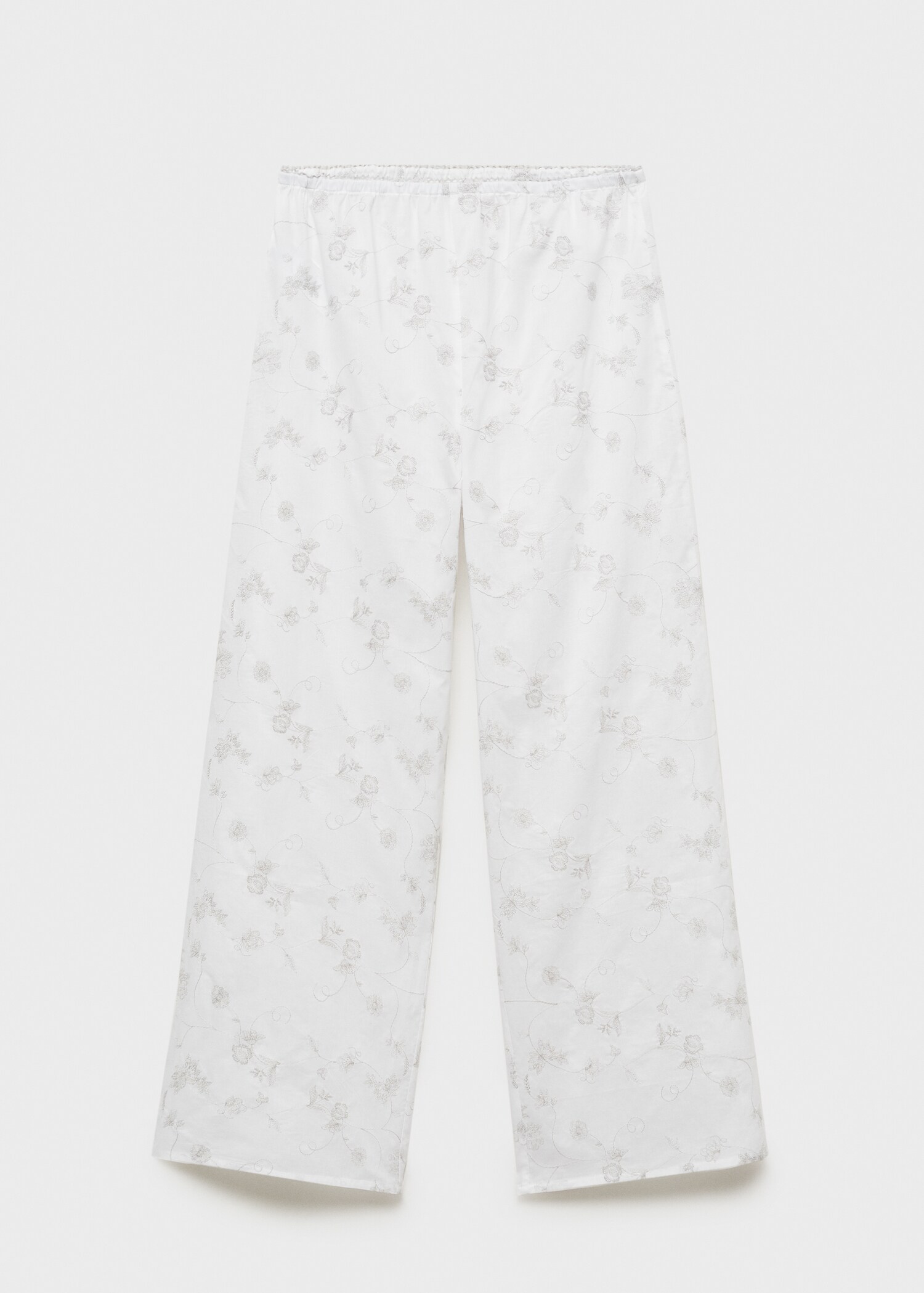 Embroidered pyjama trousers - Article without model