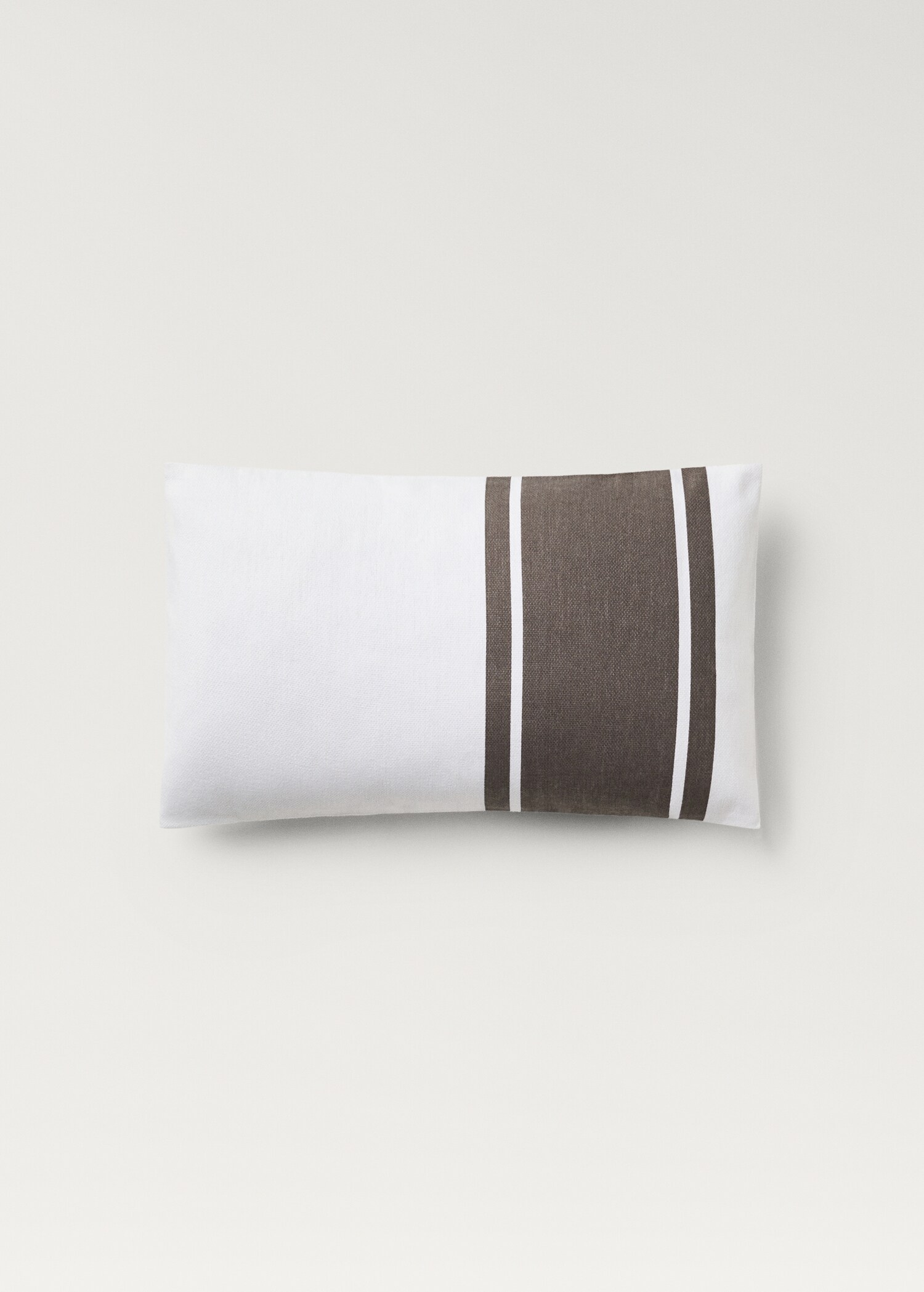 Cotton wide-striped cushion cover 30x50 cm - Article without model