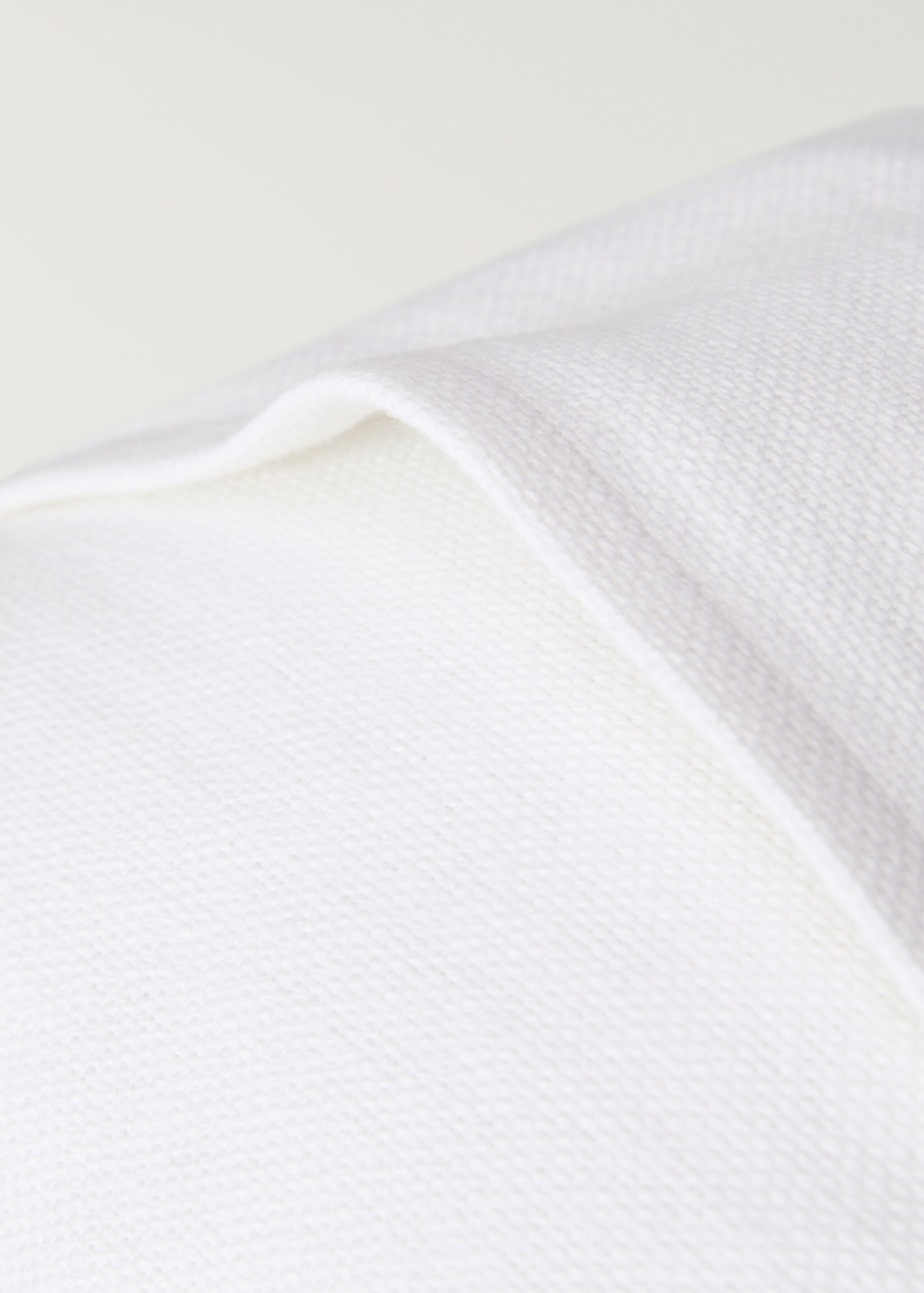 Cotton wide-striped cushion cover 30x50 cm - Details of the article 4, Light/Pastel Brown. Ref: 87042911-00.