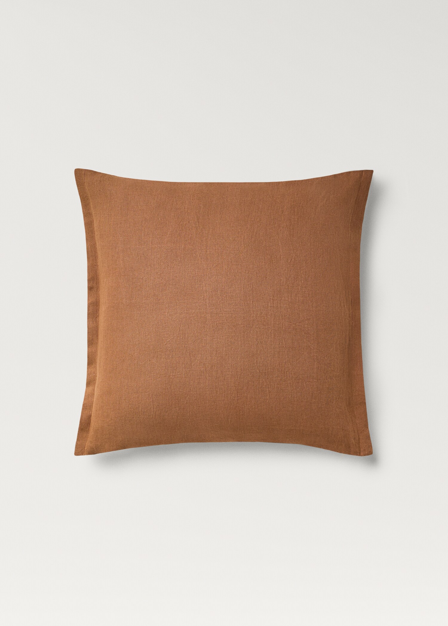 Bicolour linen cushion cover 60x60 cm - Article without model