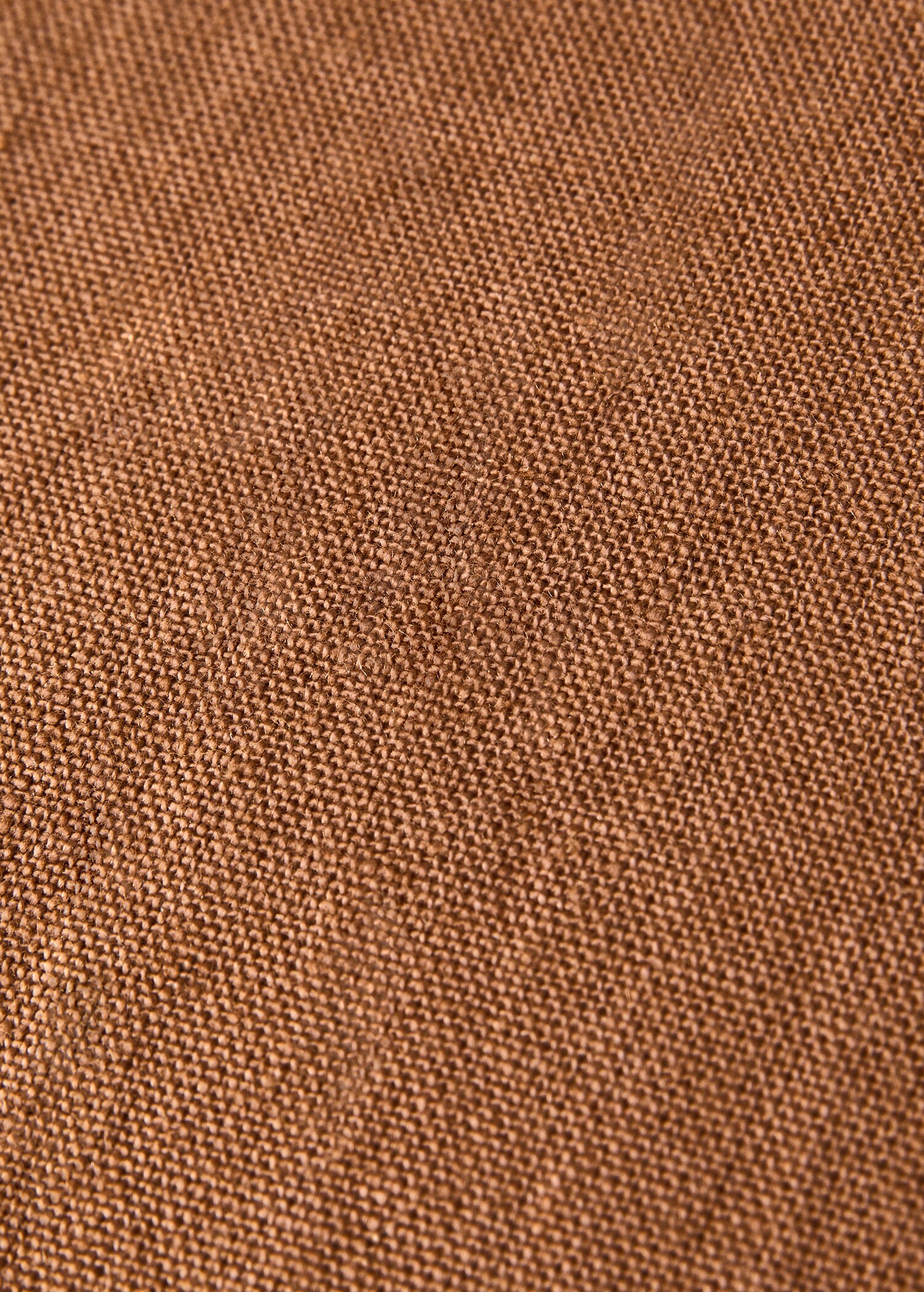 Bicolour linen cushion cover 60x60 cm - Details of the article 4