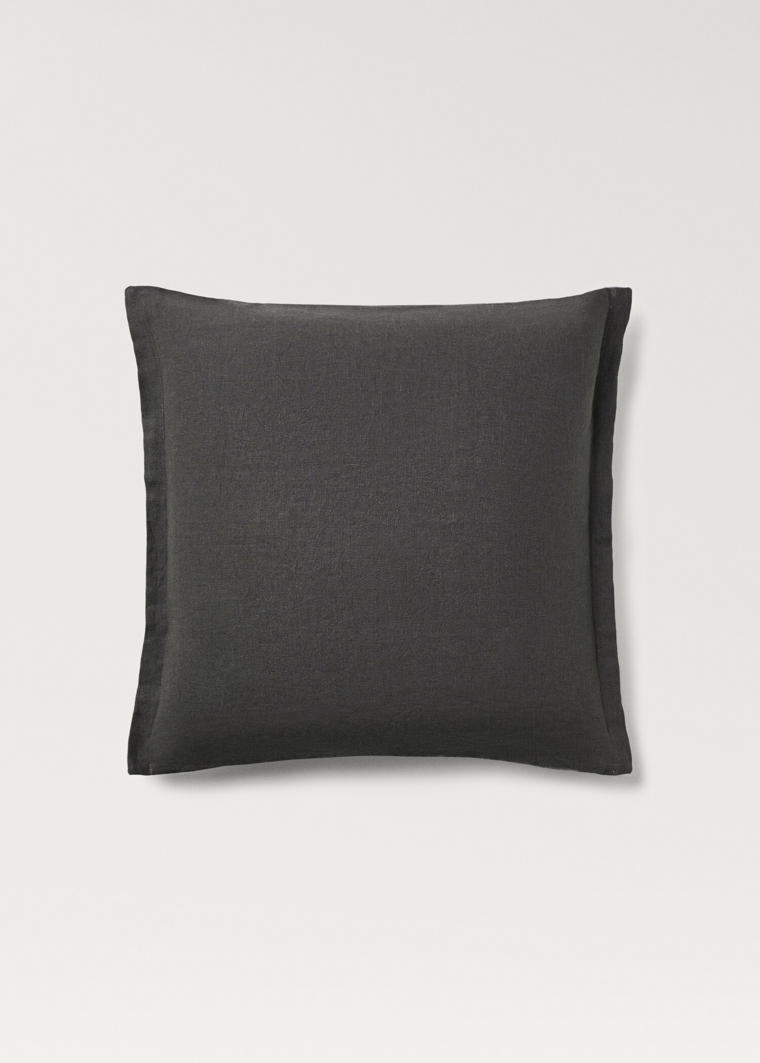 Bicolour linen cushion cover 60x60 cm - Article without model