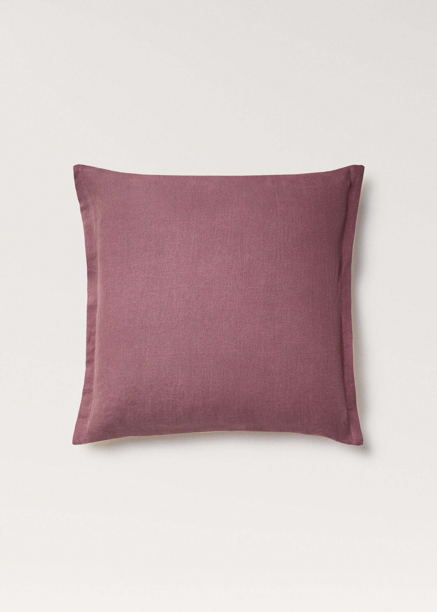 Bicolour linen cushion cover 60x60 cm - Article without model