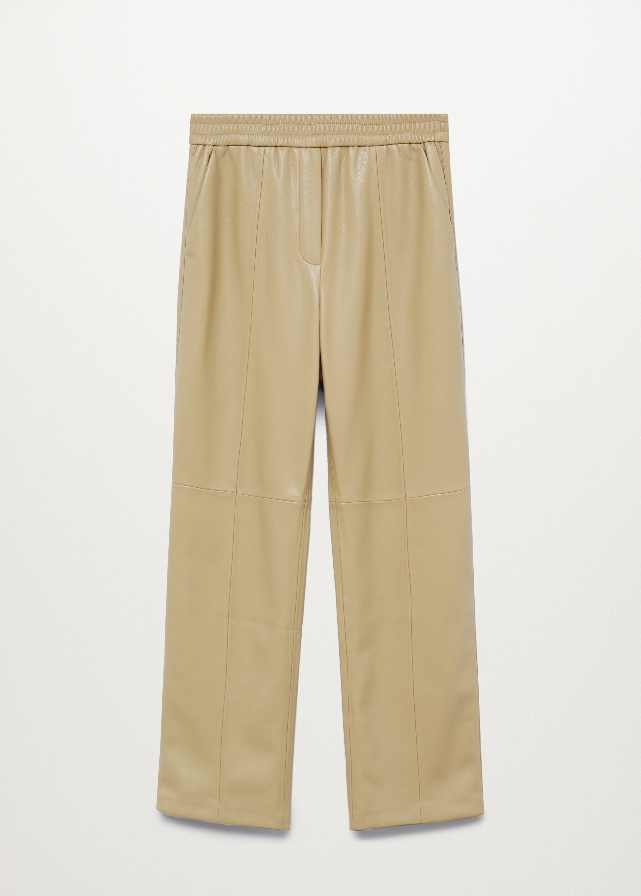 Pantalón recto efecto piel - Artículo sin modelo