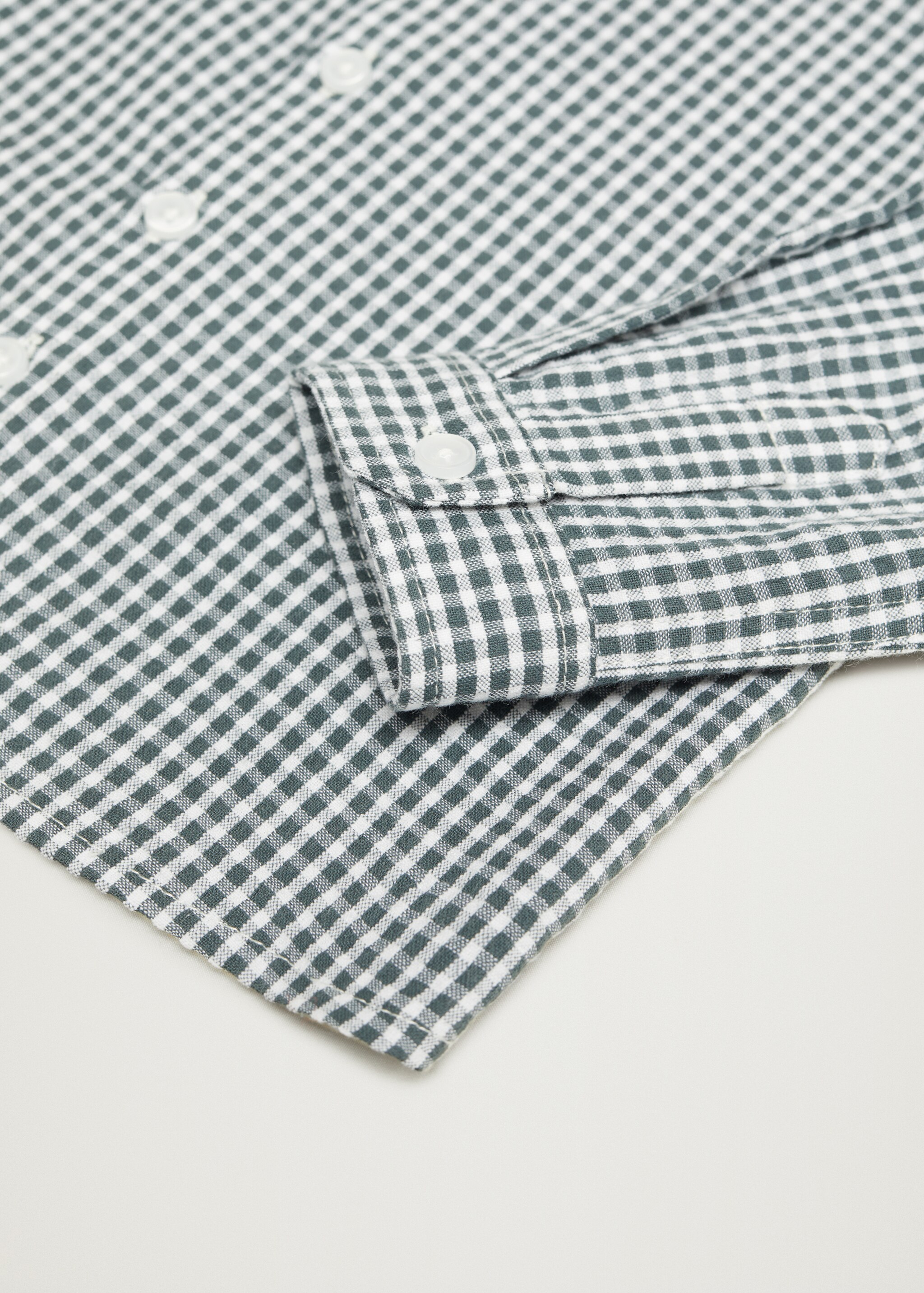 Camisa algodón cuadro vichy - Detalle del artículo 9