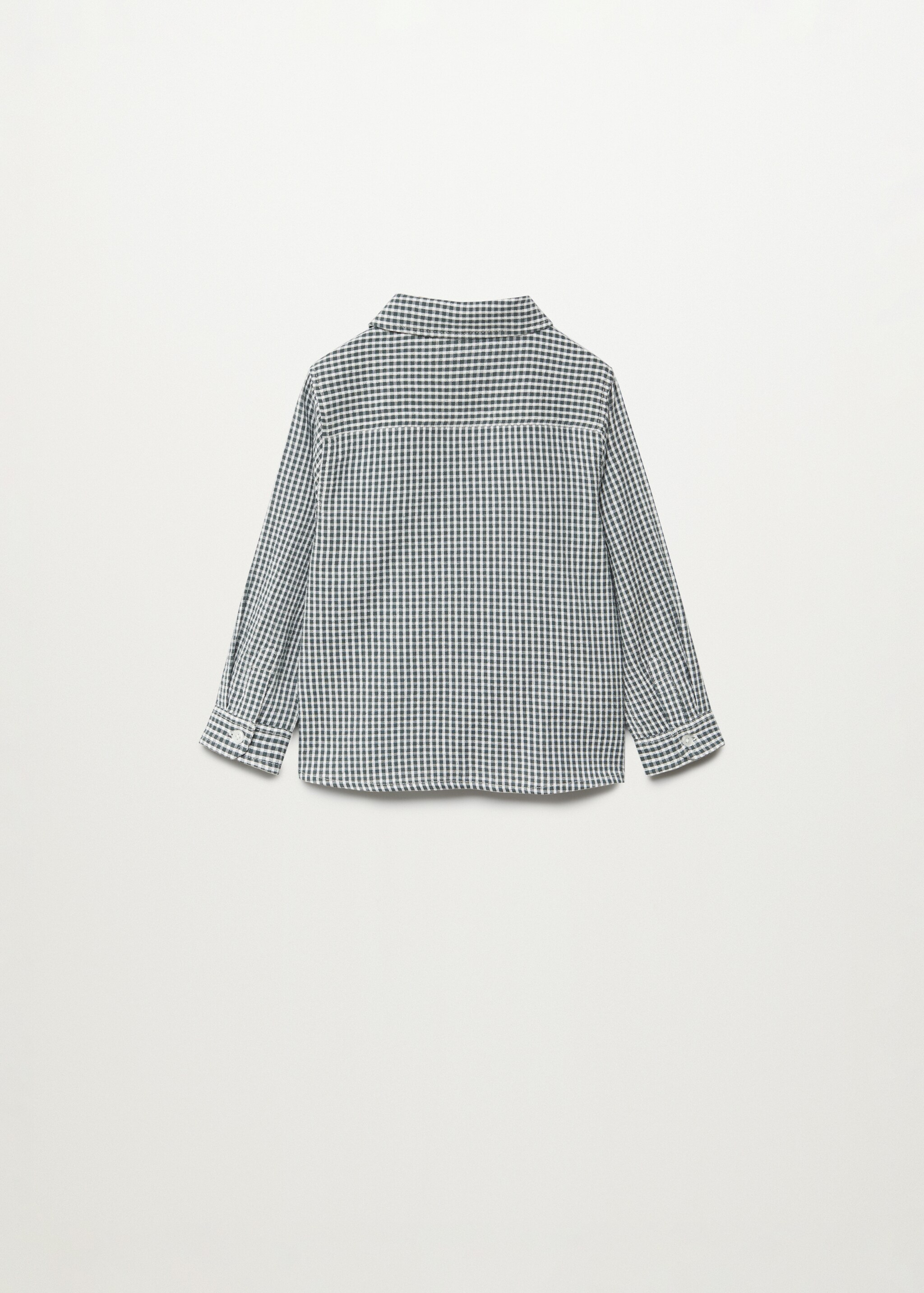 Camisa algodón cuadro vichy - Reverso del artículo