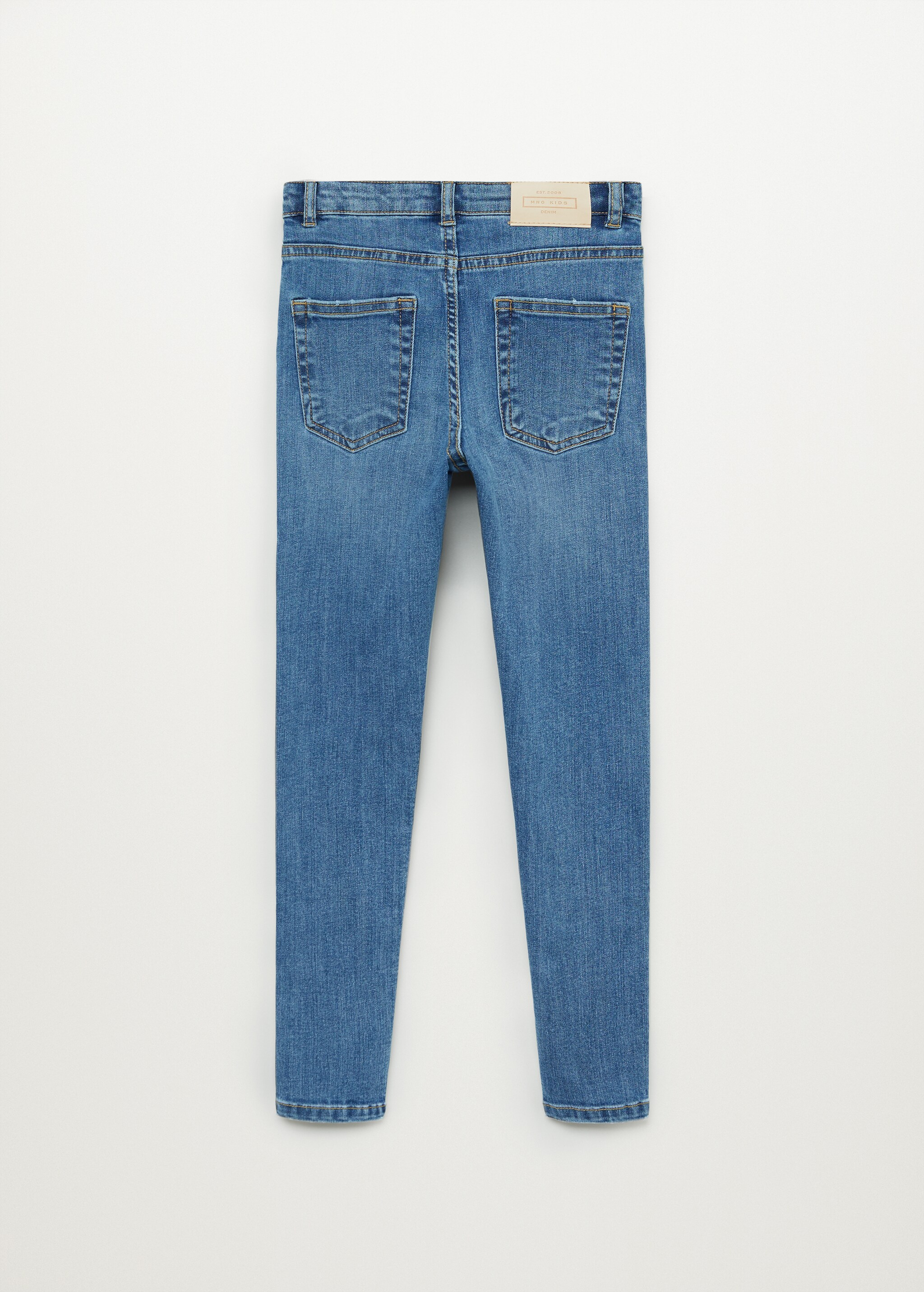 Jeans skinny algodón orgánico - Reverso del artículo