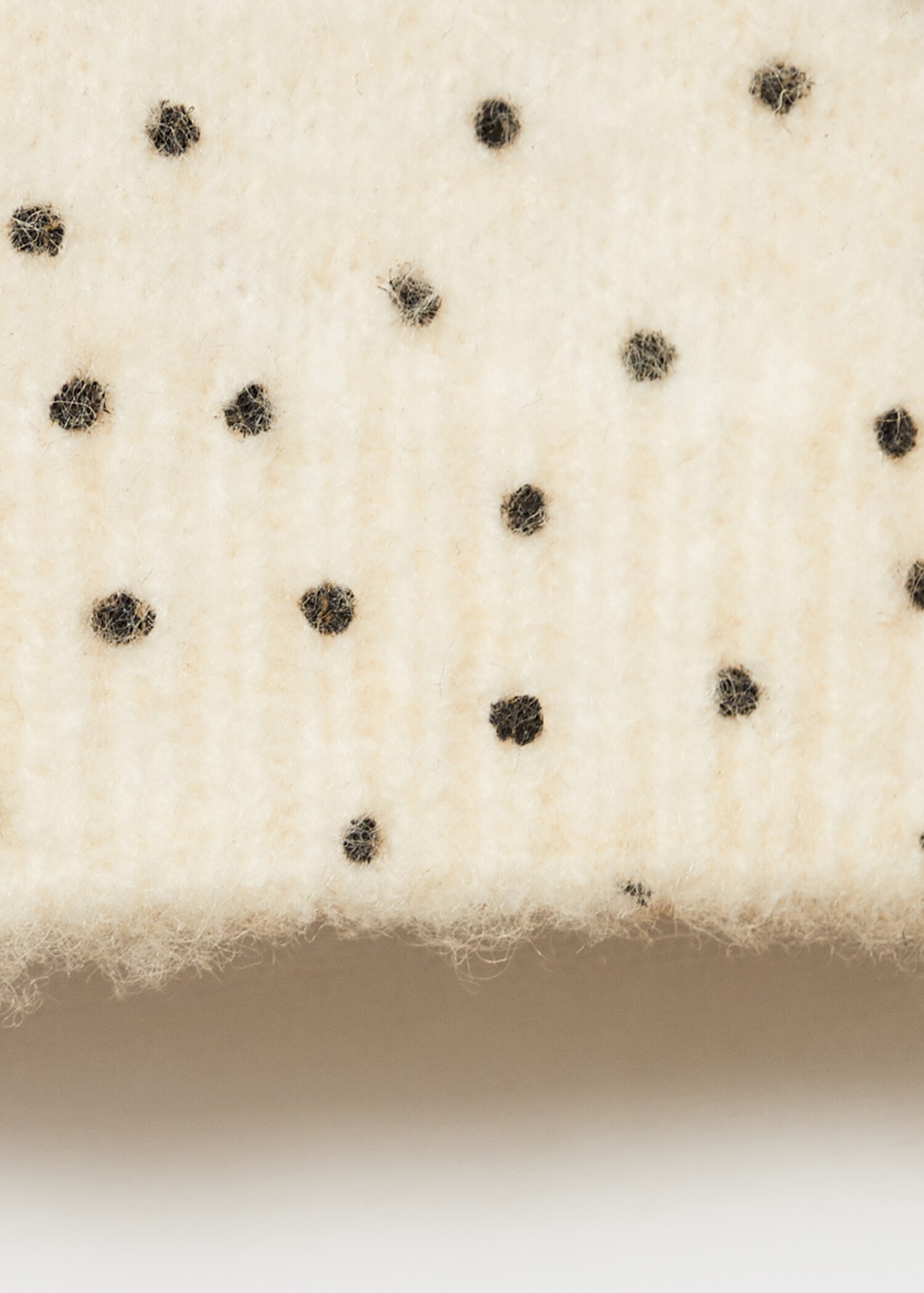 Polka-dot knitted cardigan - Details of the article 0