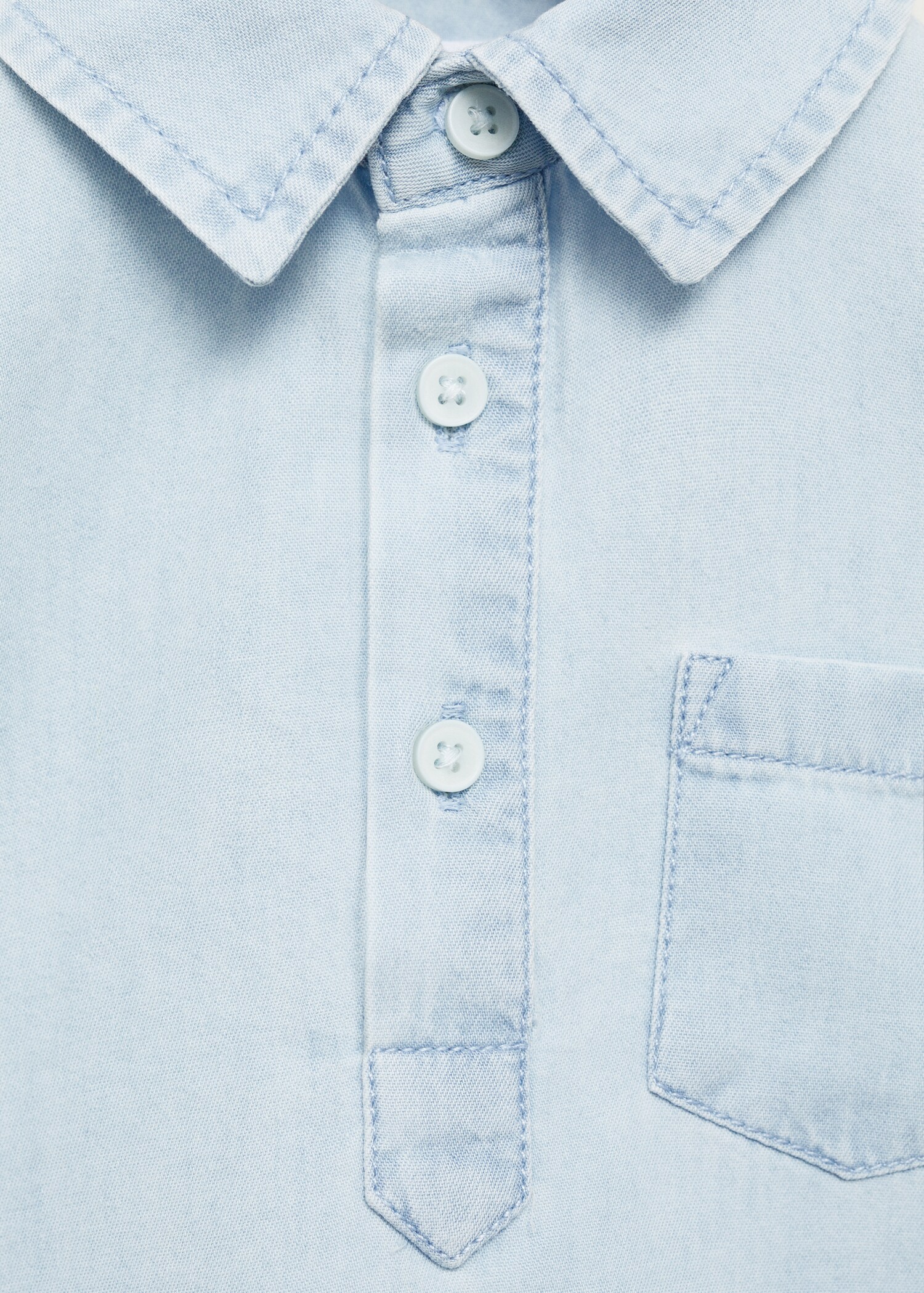 Pocket denim shirt - Details of the article 8